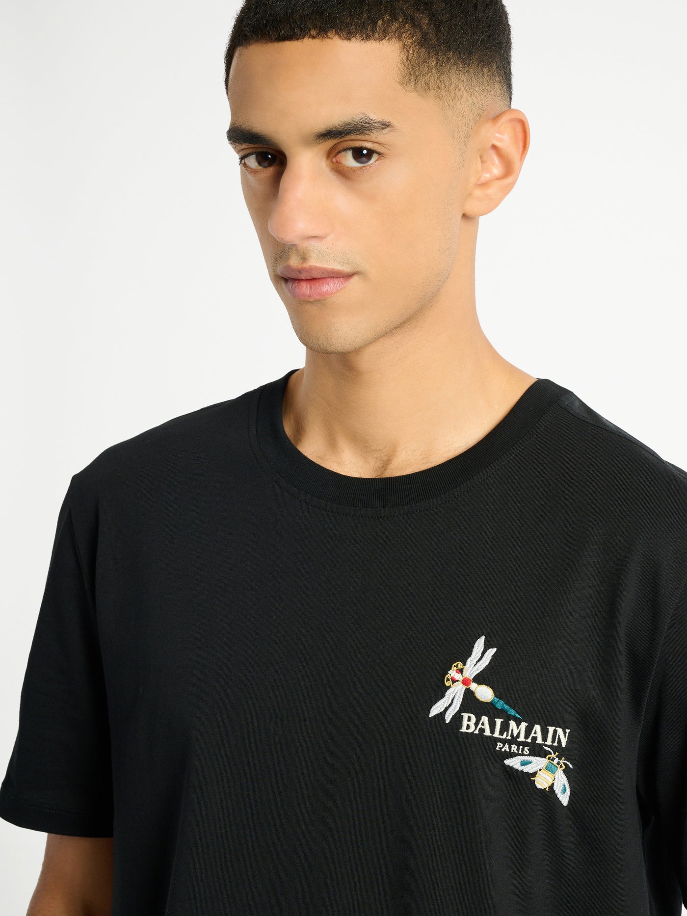 Camiseta Balmain Insect con bordado