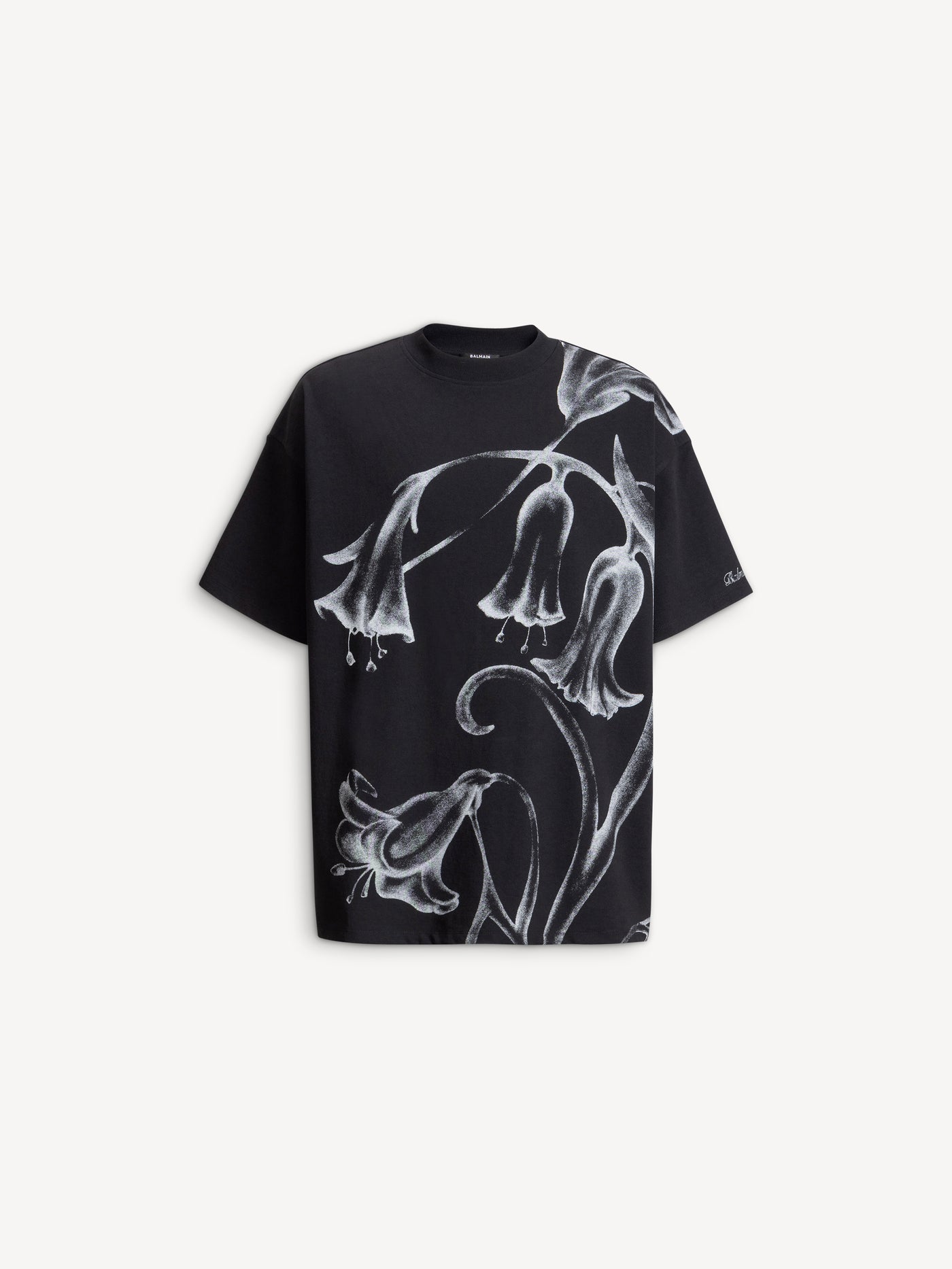 Bedrucktes Balmain Flower T-Shirt