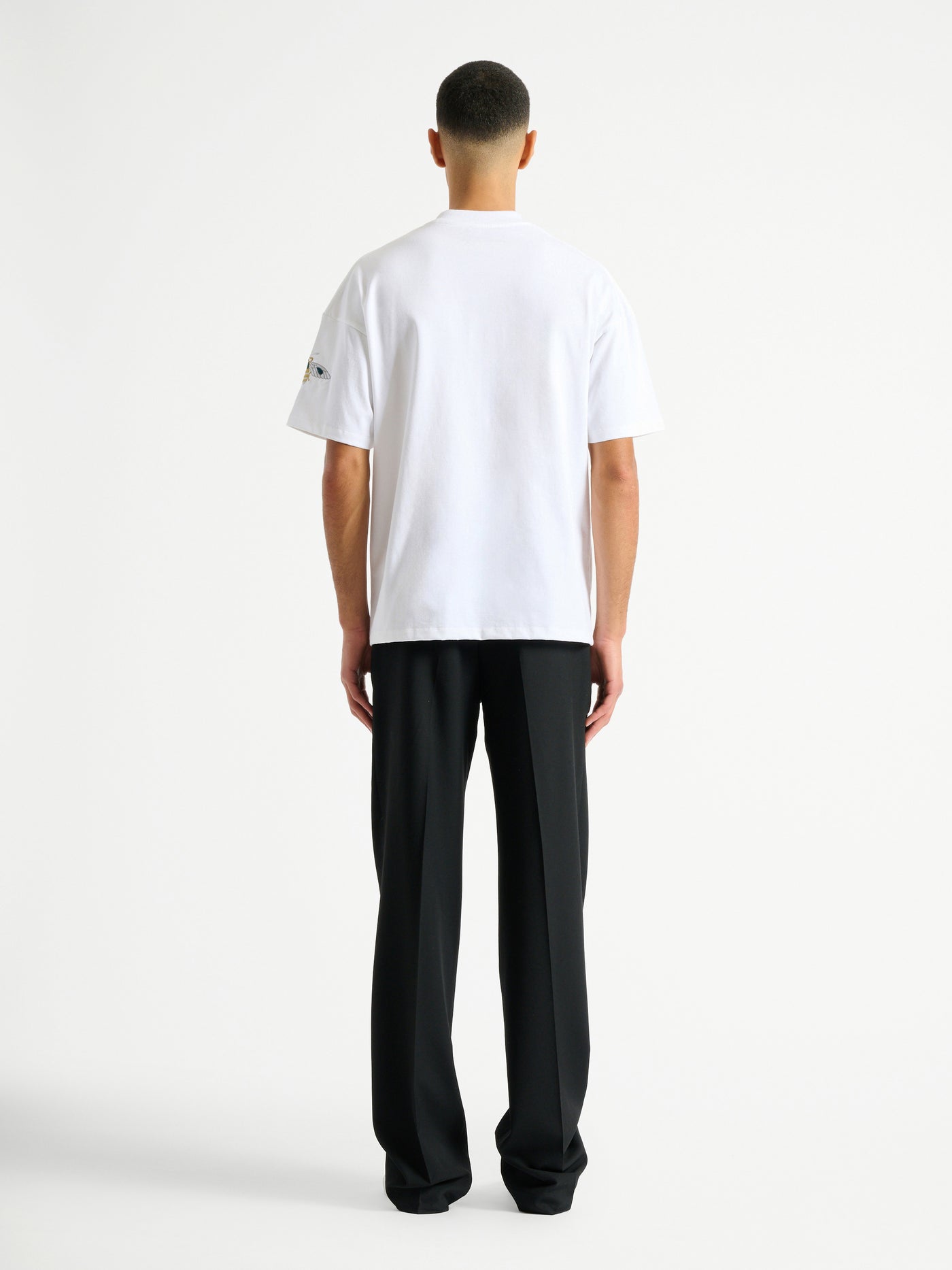 T-shirt Balmain Insect ricamata