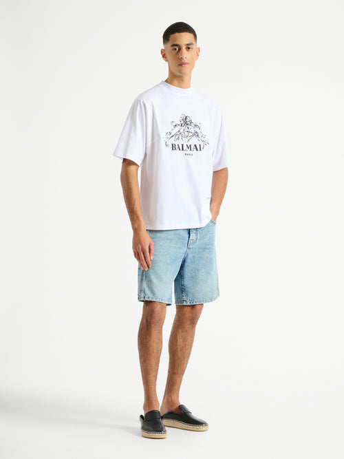 Printed Balmain Vine T-shirt
