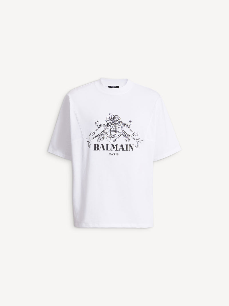 T-shirt Balmain Vine con stampa