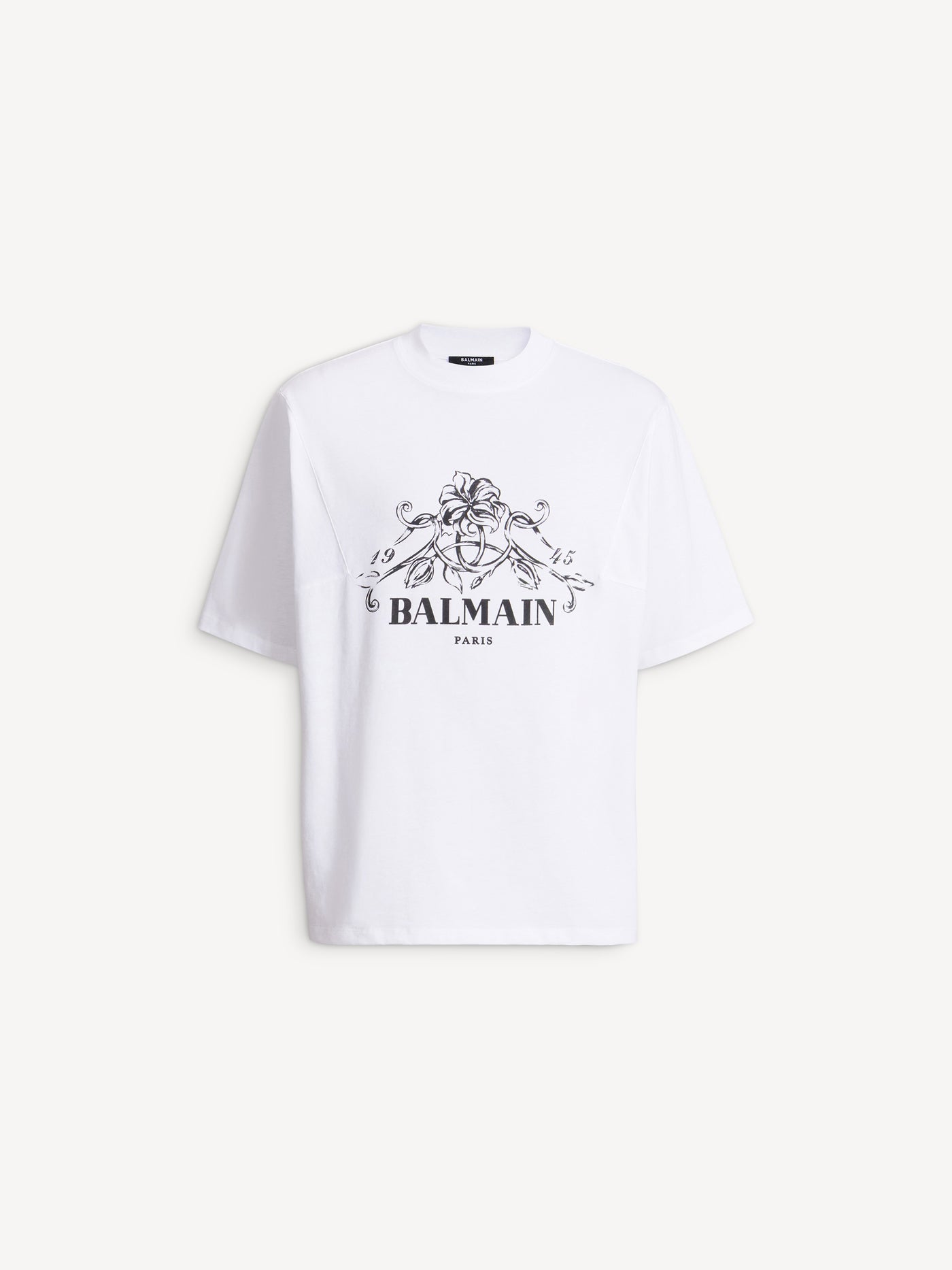 Bedrucktes Balmain Vine T-Shirt
