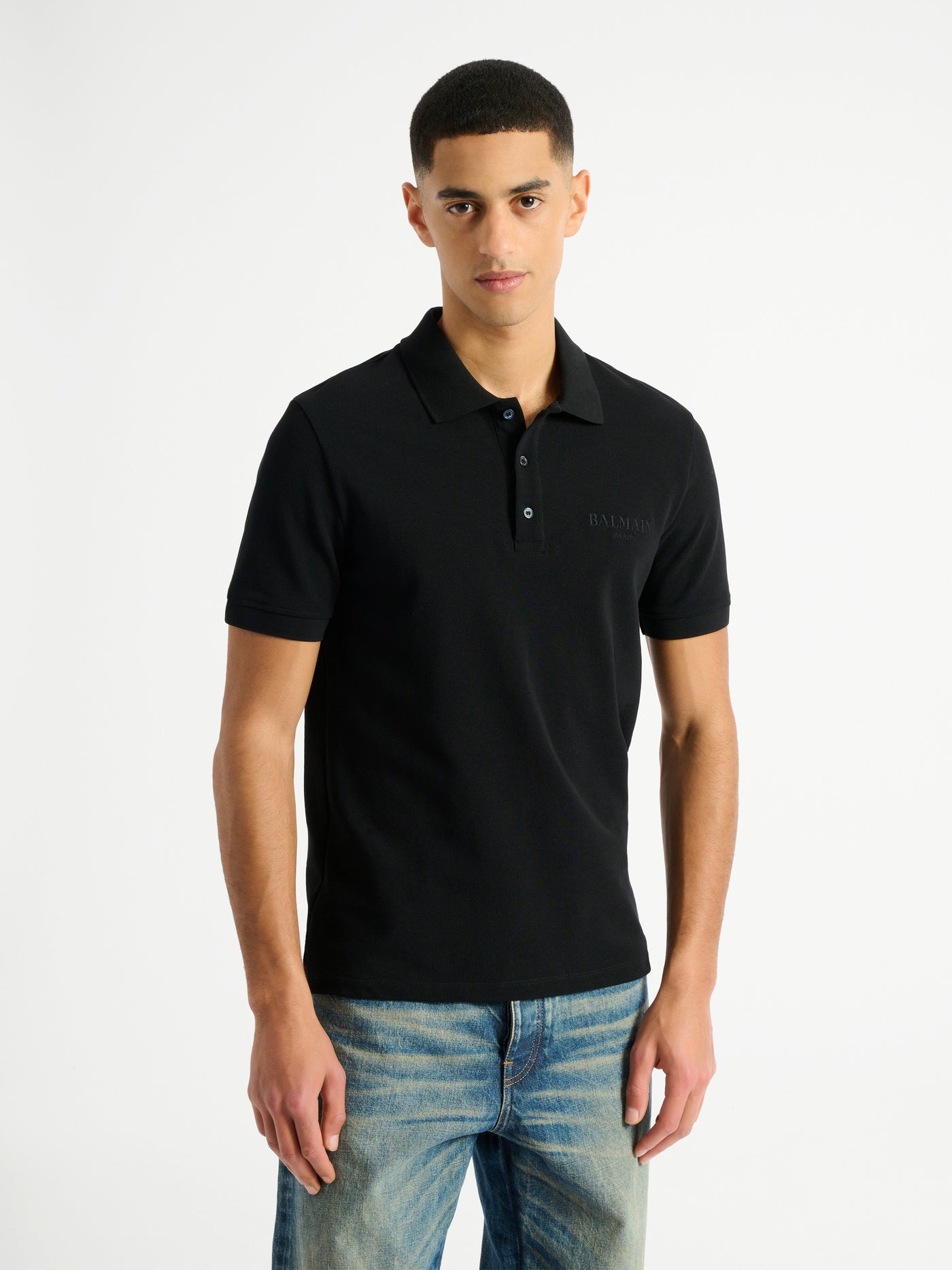 Polo Balmain Vintage brodé