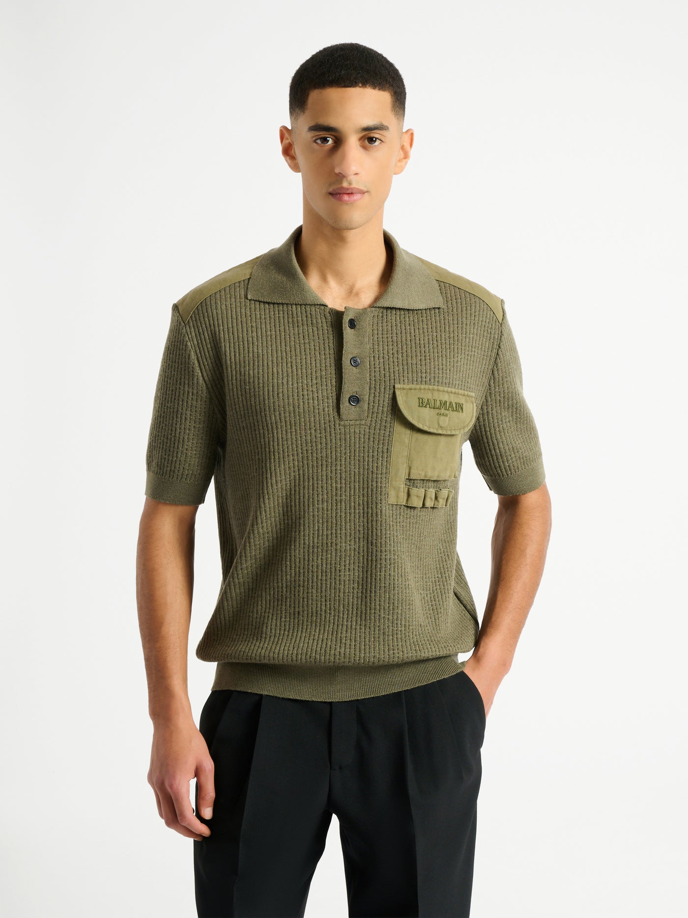 Balmain Vintage Utility Polohemd