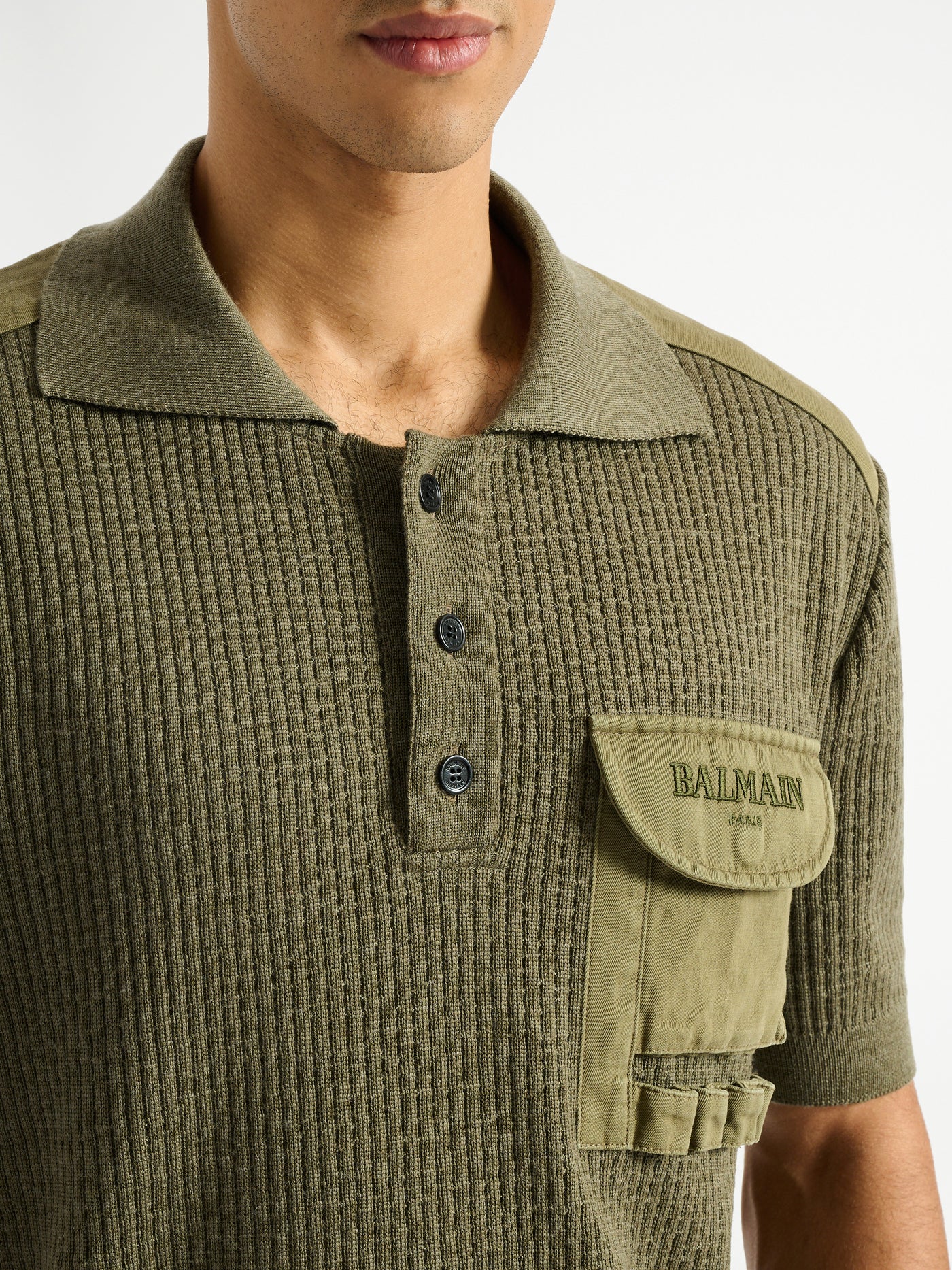 Balmain Vintage Utility Polohemd