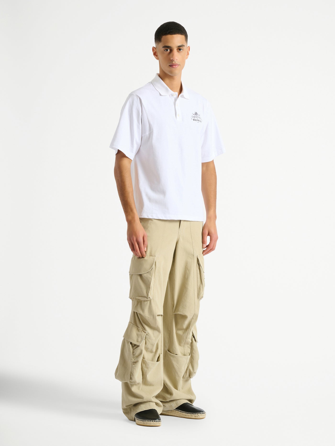 Bedrucktes Balmain Vine Poloshirt