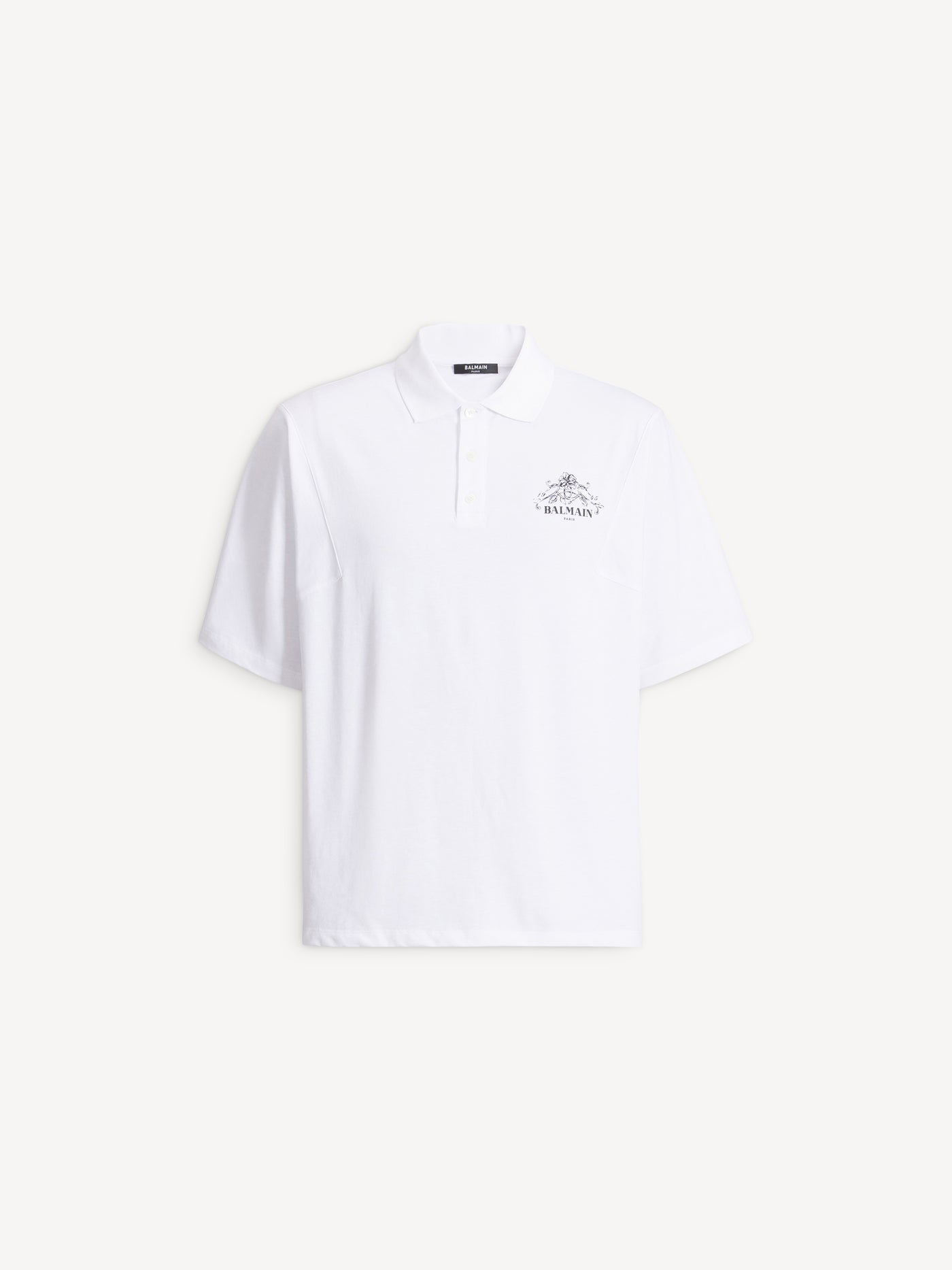 Bedrucktes Balmain Vine Poloshirt