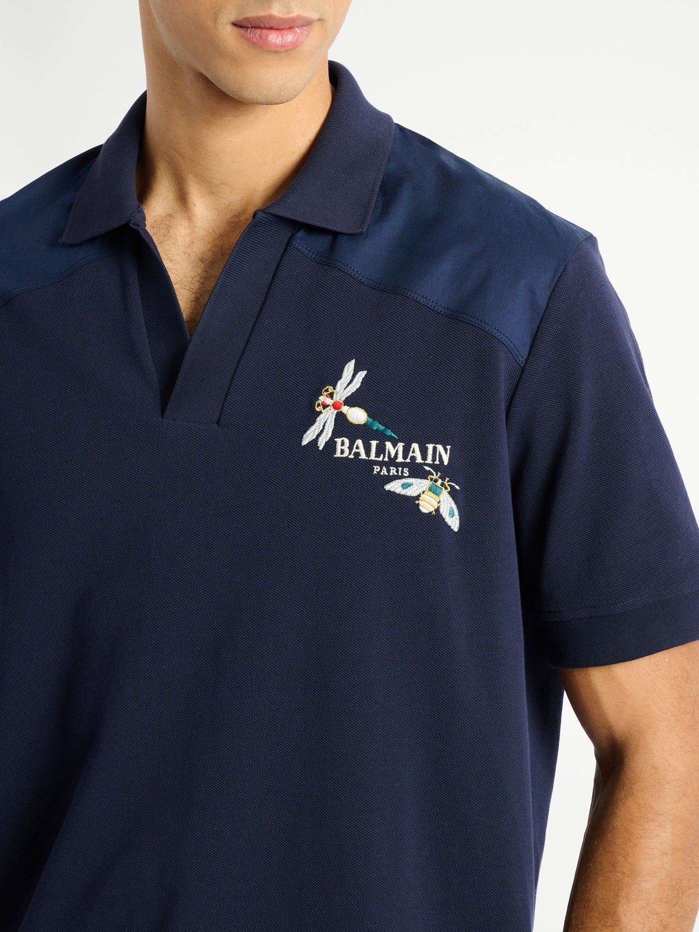 Polo Balmain Insect brodé