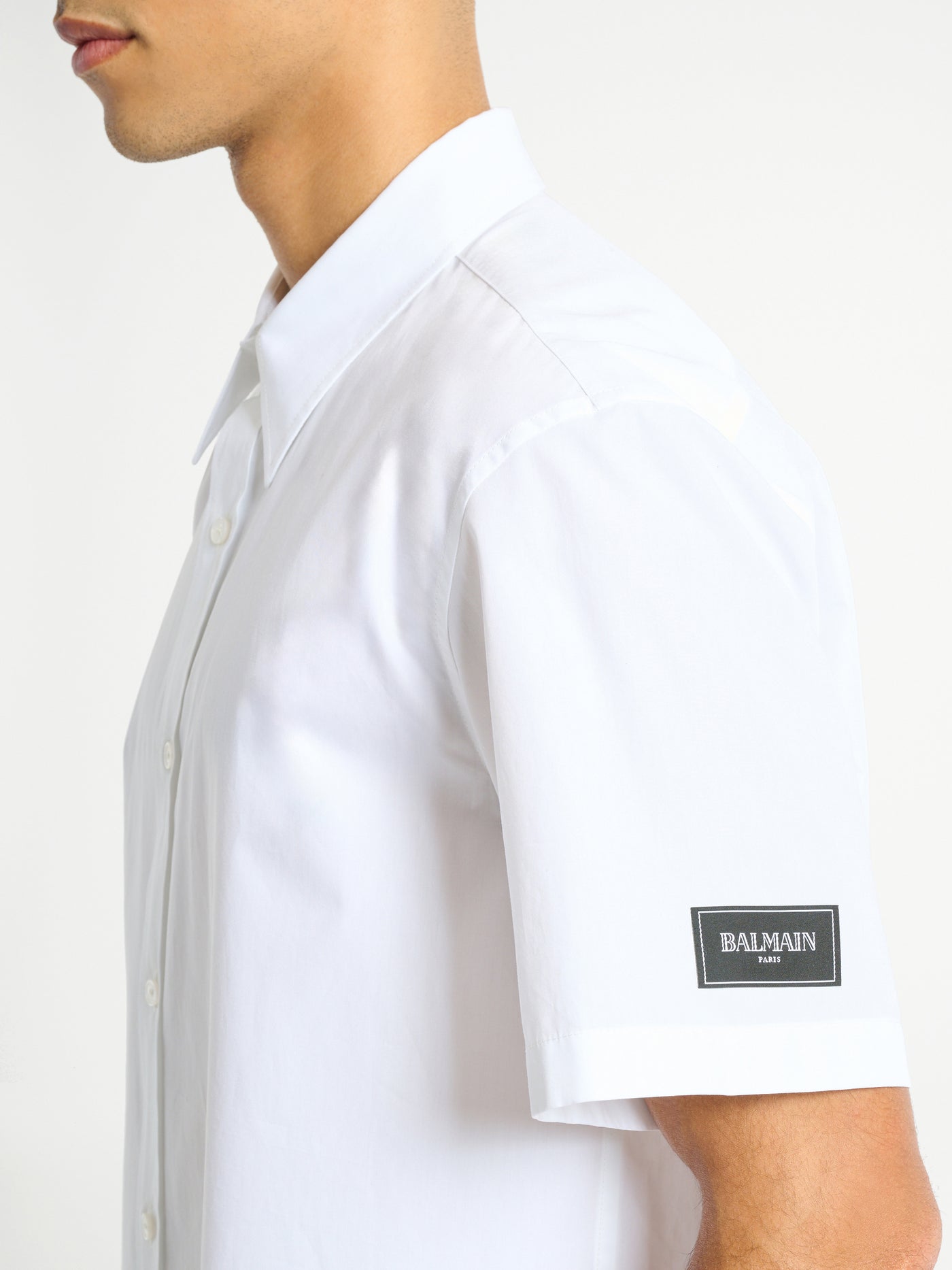 Chemise Balmain Paris en popeline de coton