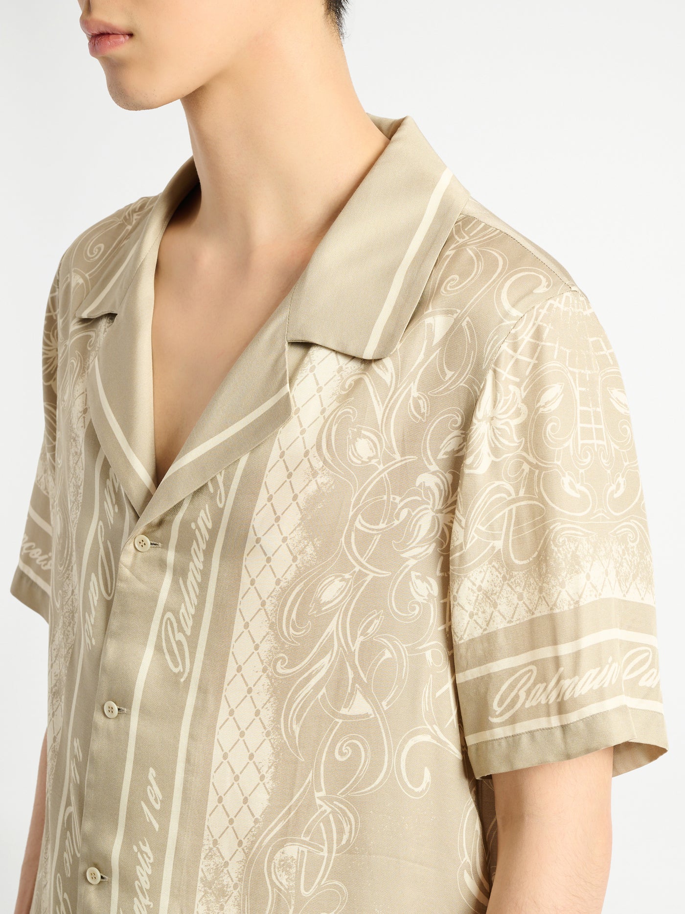Camicia pigiama con stampa Foulard