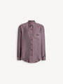 Chemise en soie imprimée