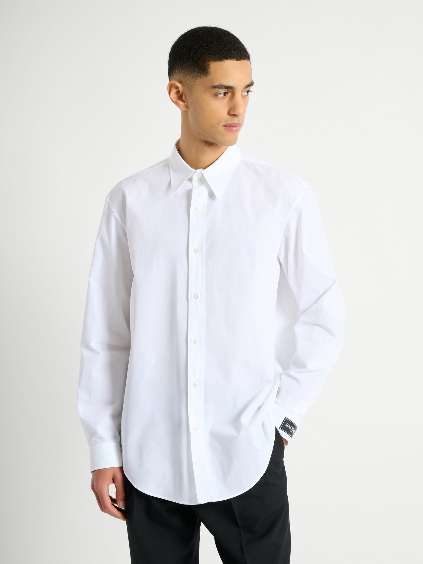 Chemise Balmain Paris en popeline de coton