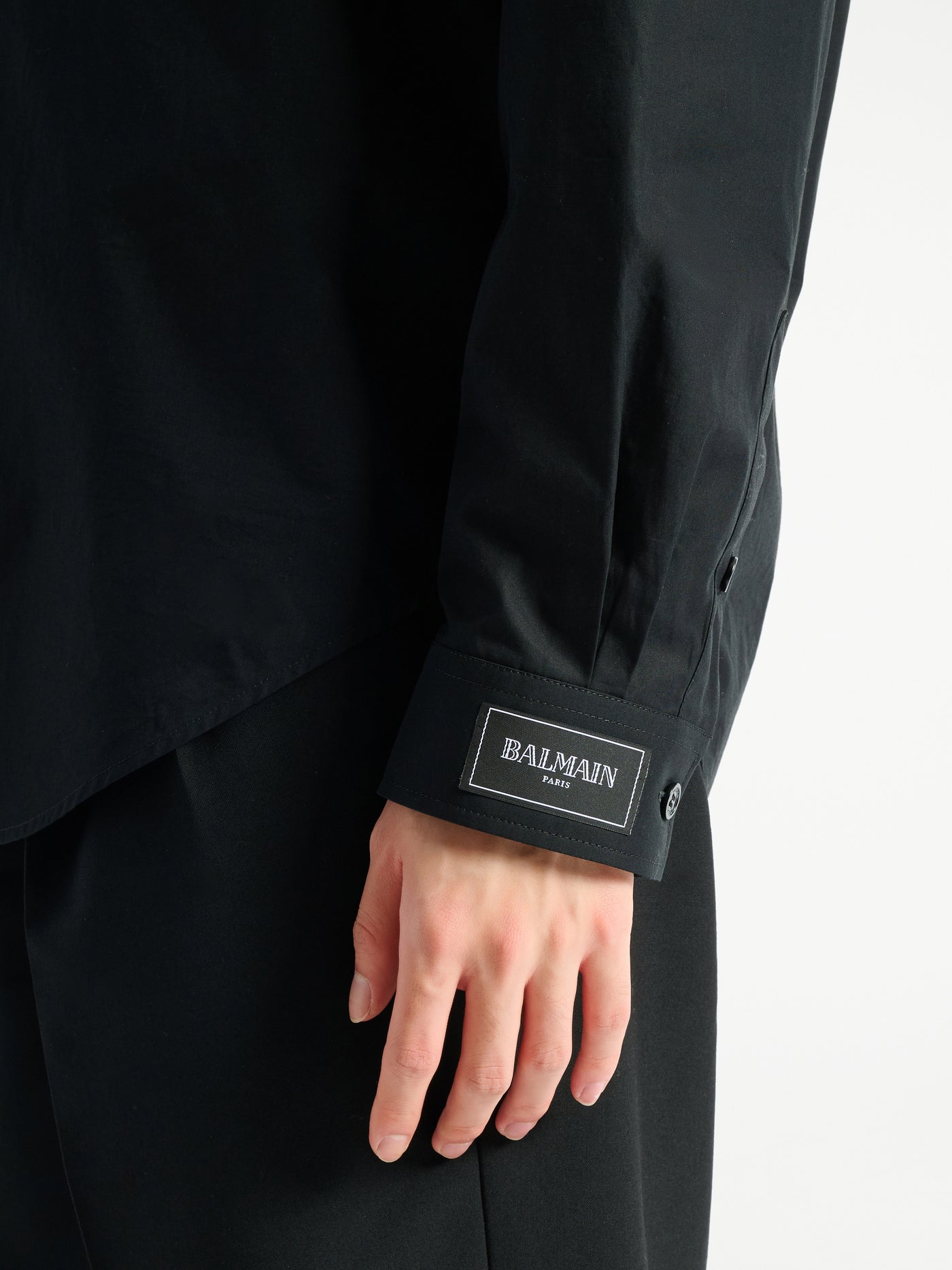 Chemise Balmain Paris en popeline de coton