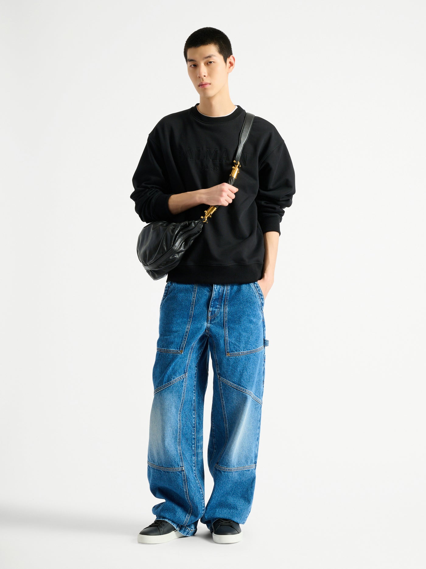 Sweat-shirt Balmain Vintage brodé