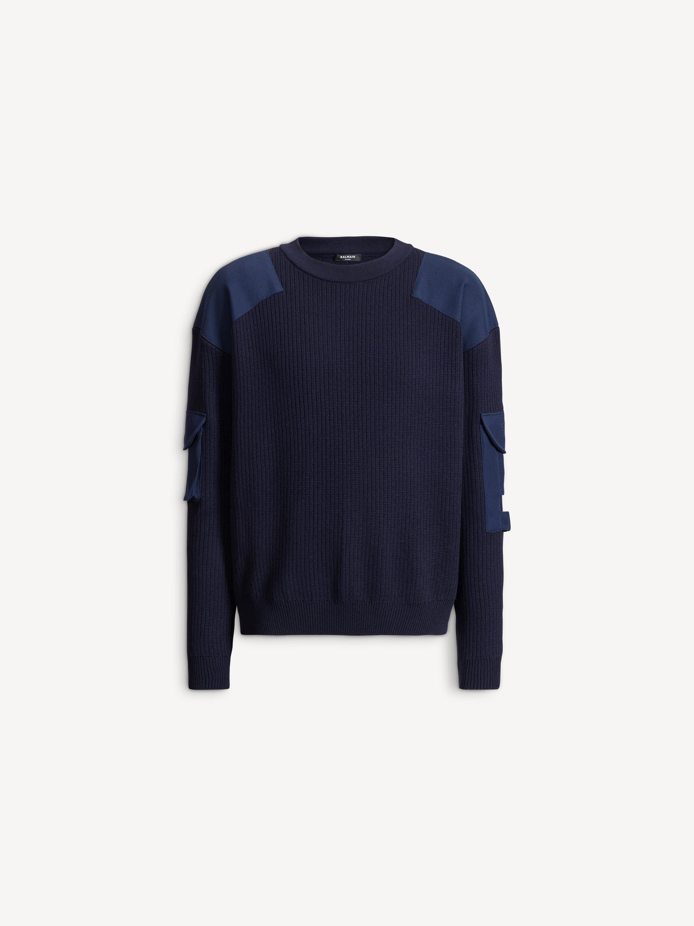 Balmain Vintage Wollpullover Utility