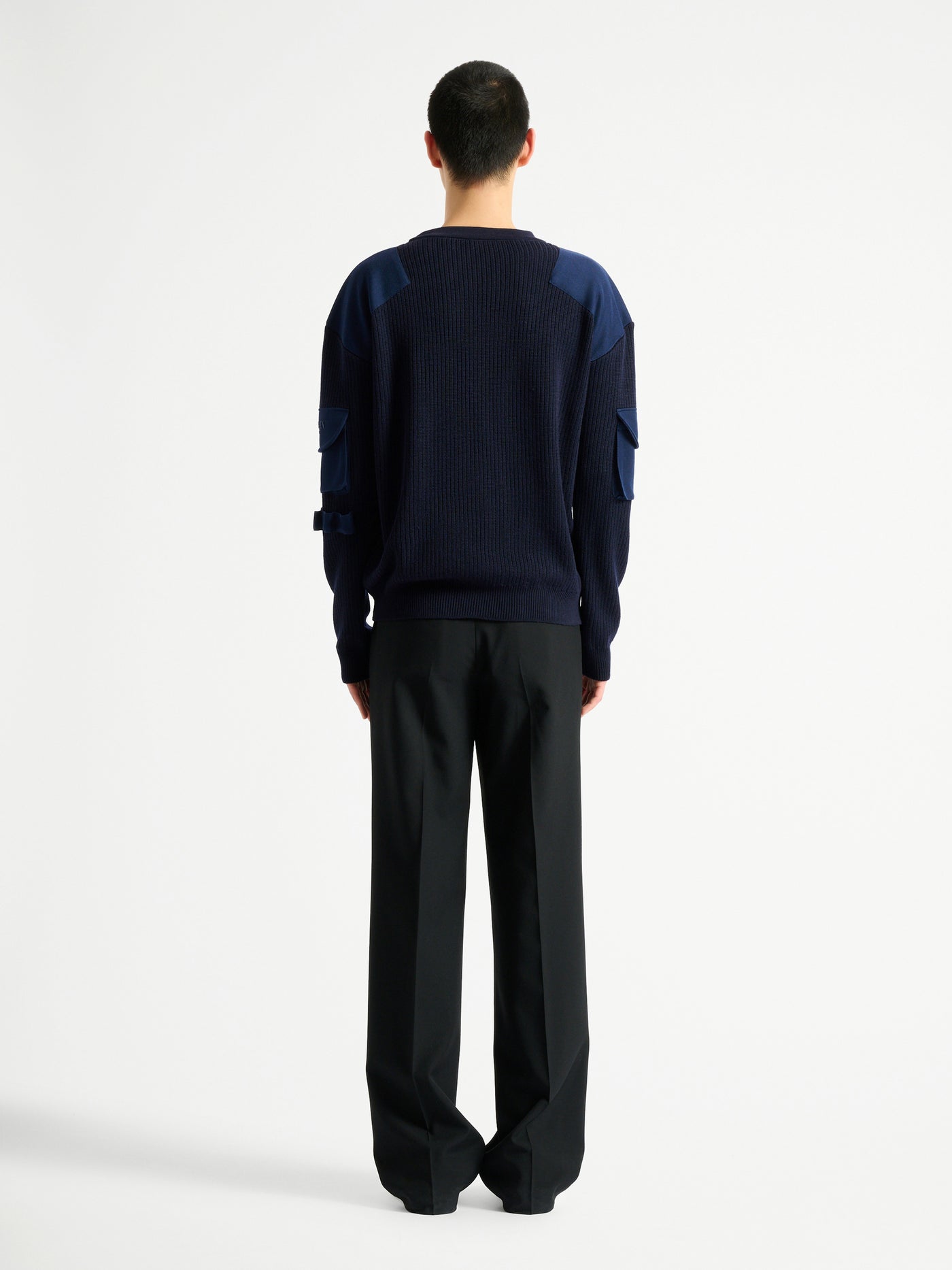 Wool Balmain Vintage Utility jumper