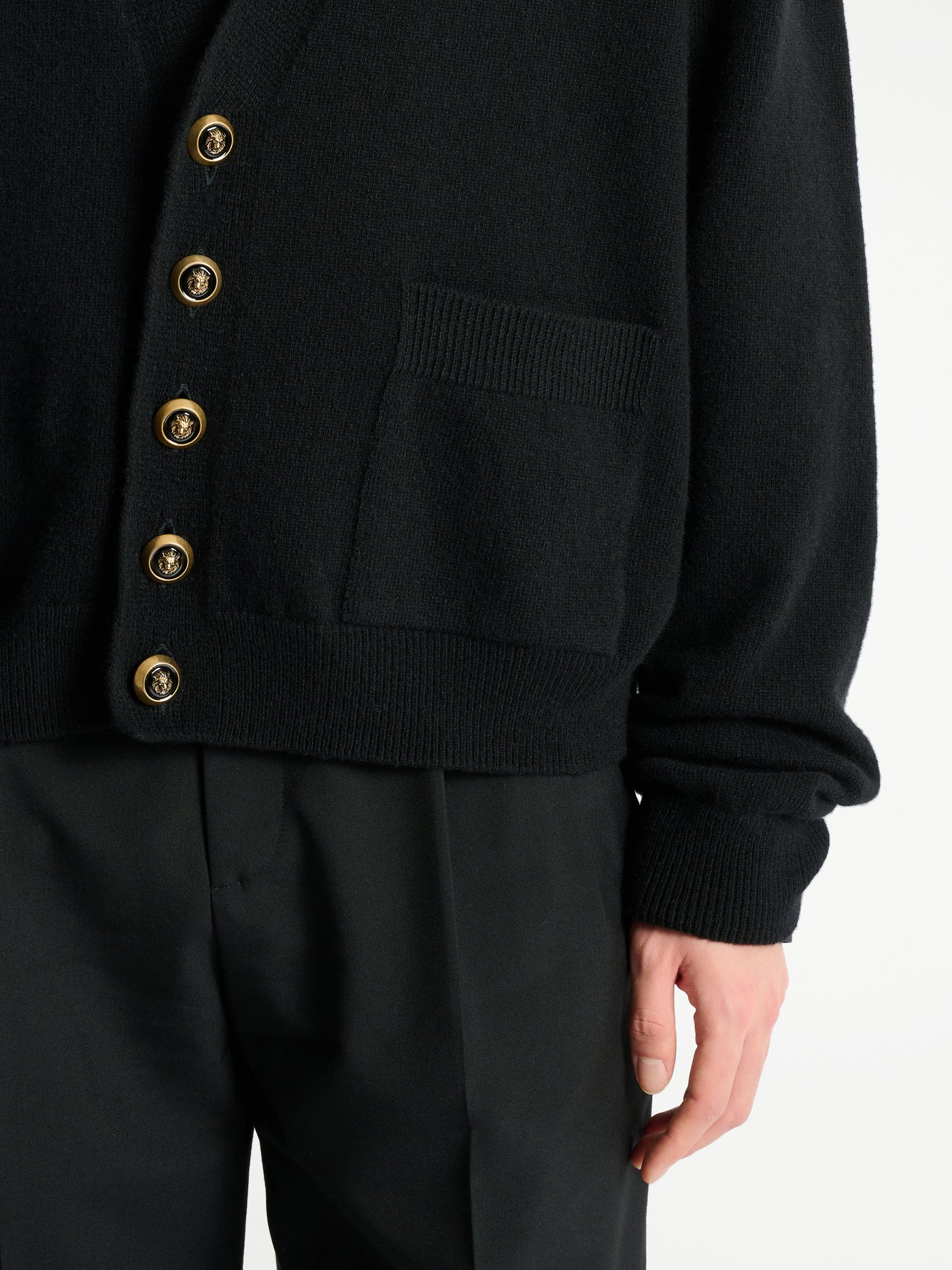 Cardigan en éco-cachemire