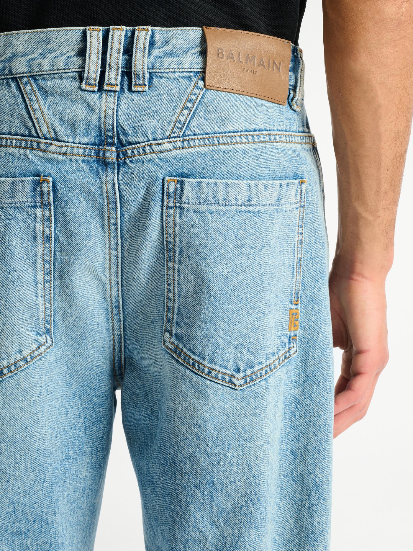 Jean loose en denim délavé Light blue