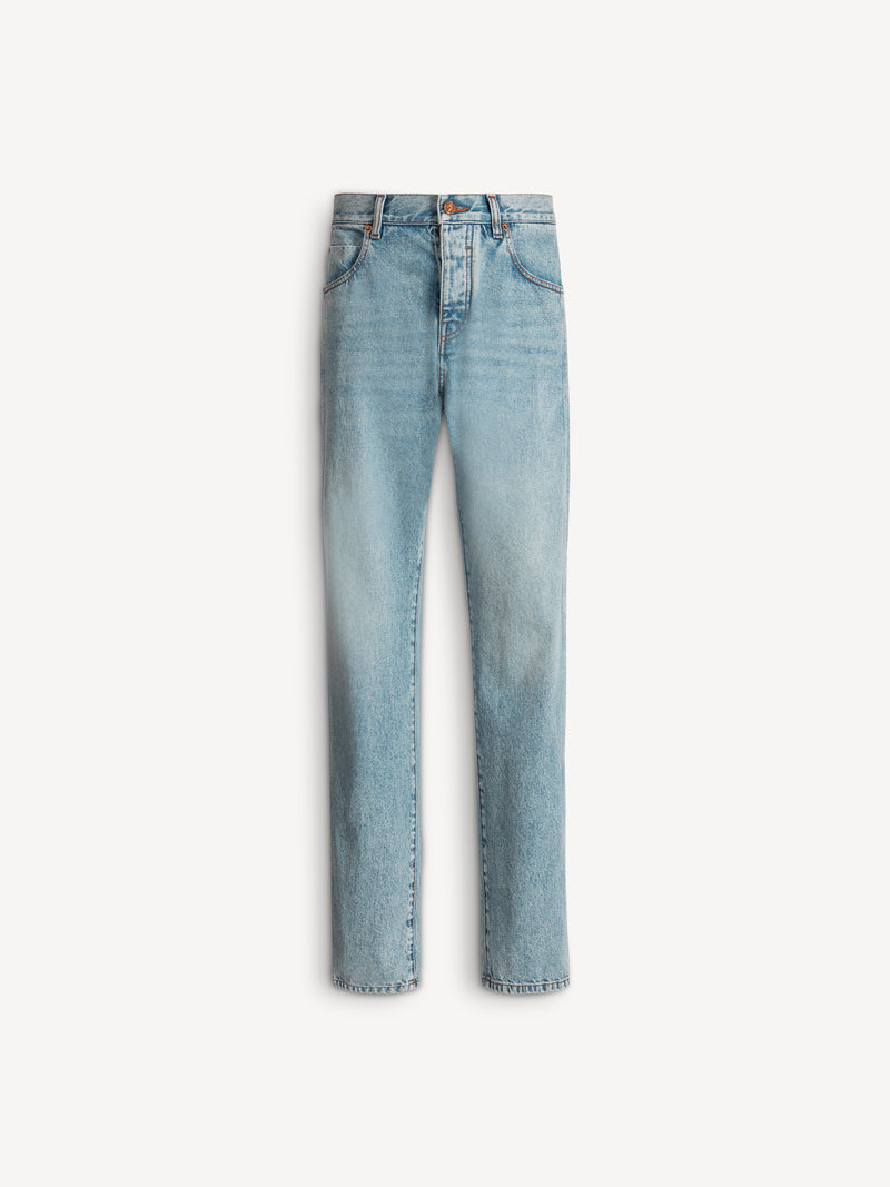 Loose-fit jeans in Light blue denim