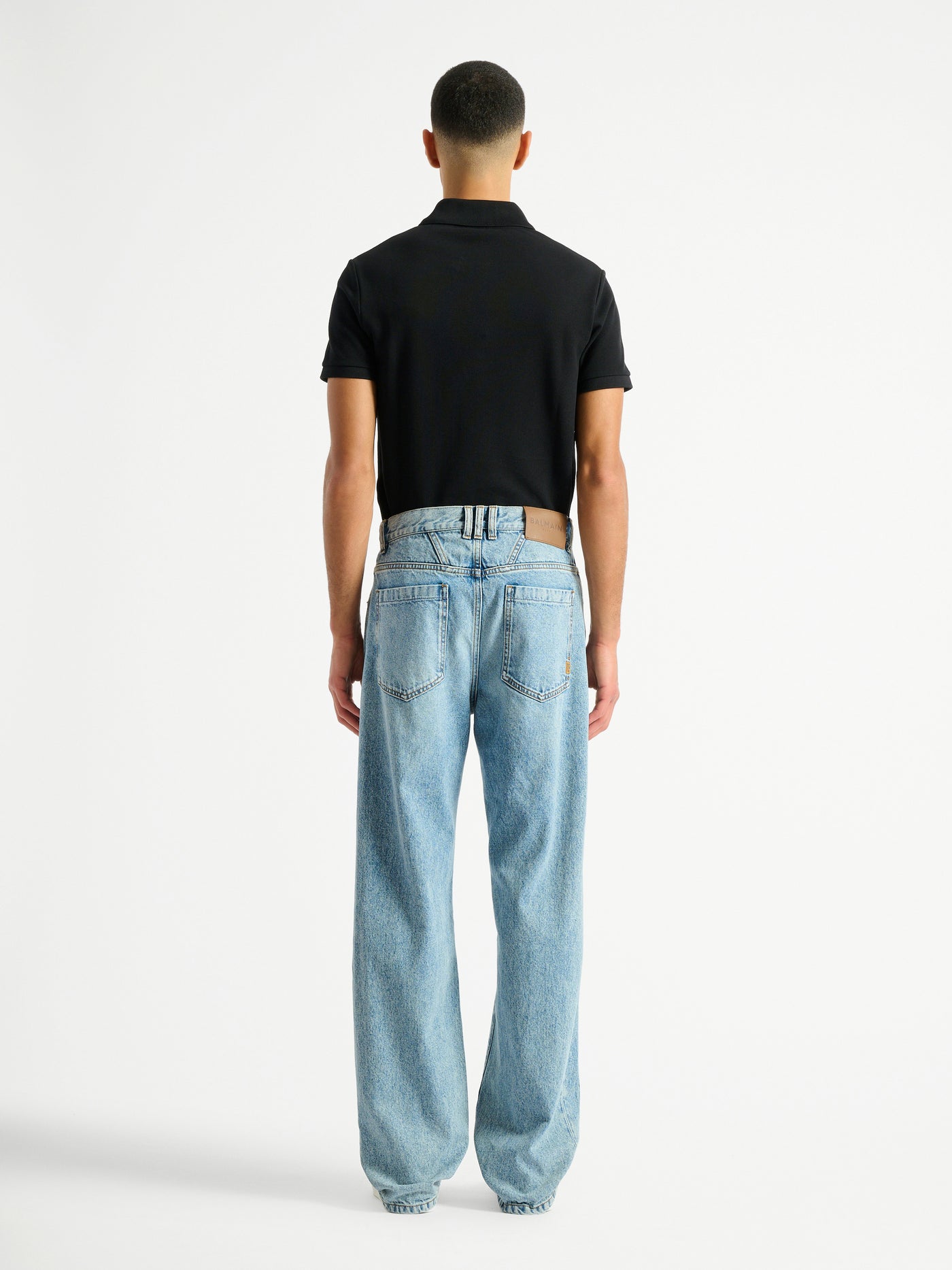 Jean loose en denim délavé Light blue