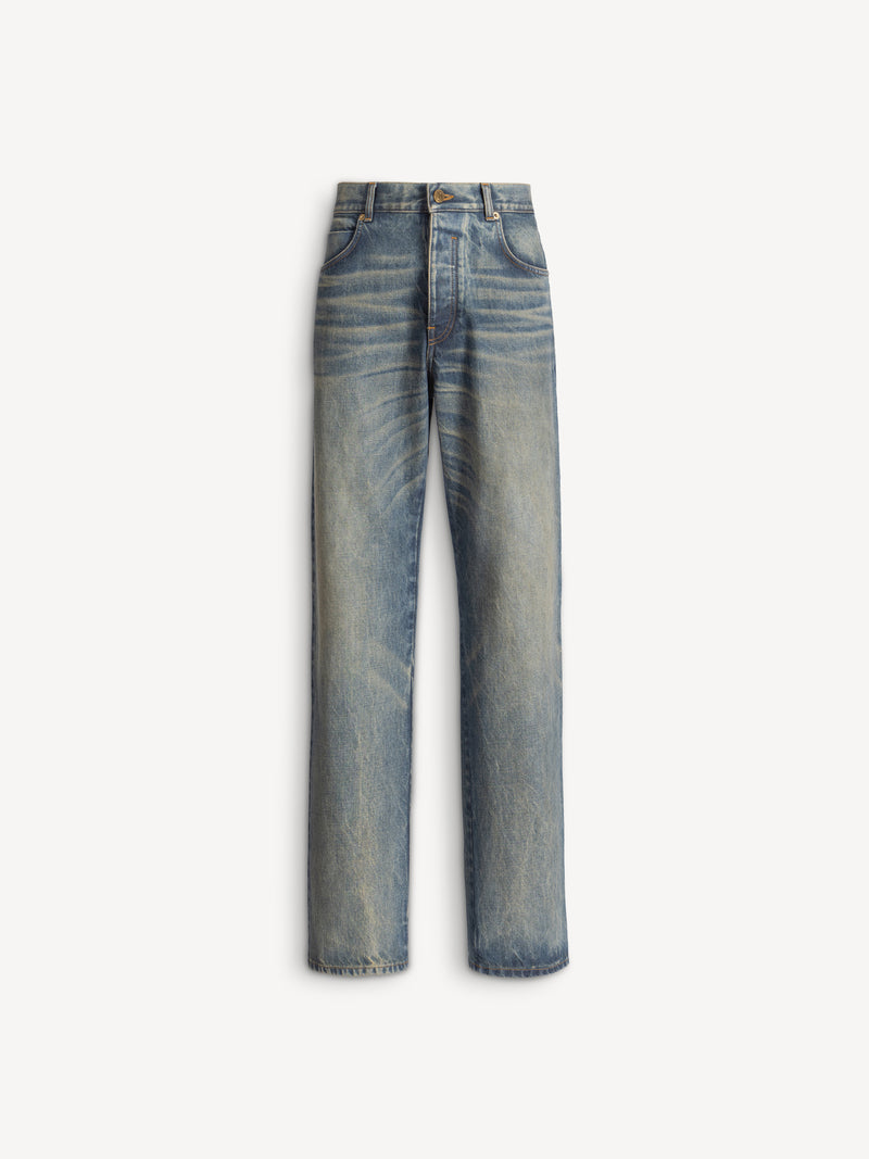 Loose-fit jeans in Vintage blue denim