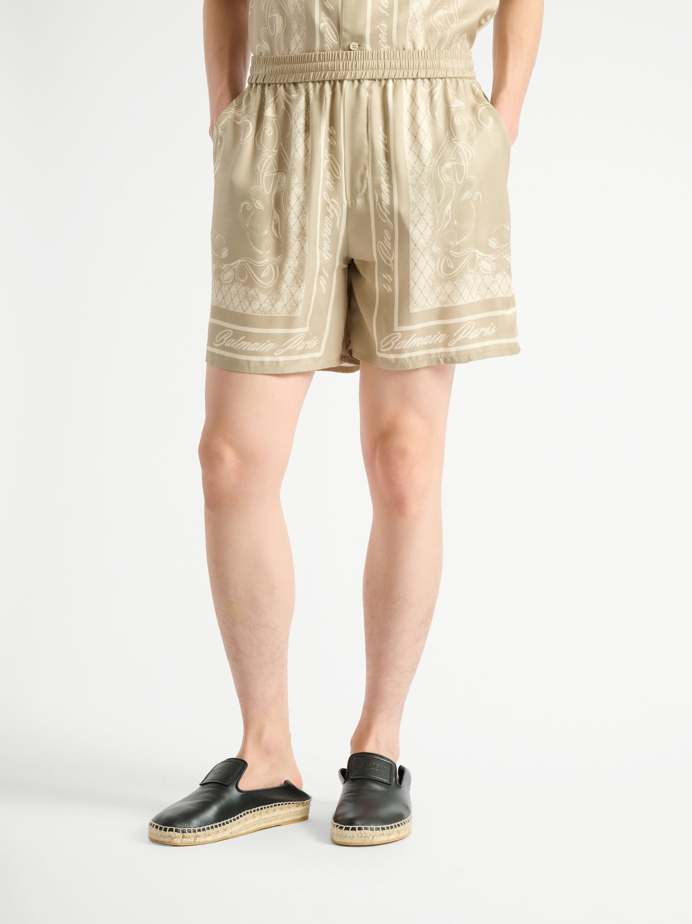 Short pyjama imprimé Foulard