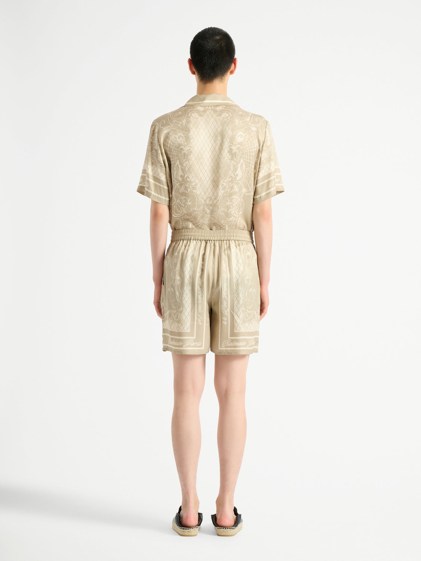 Short pyjama imprimé Foulard