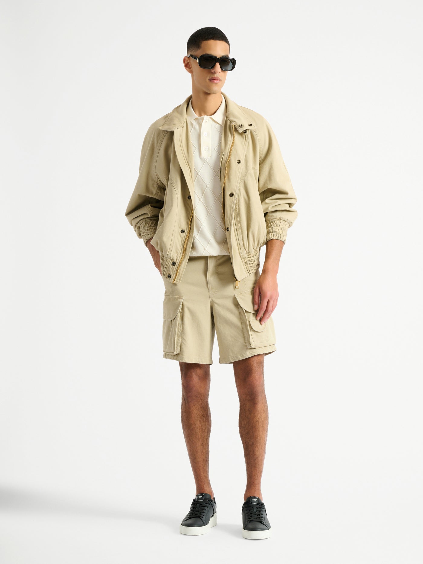 Bermuda cargo en coton