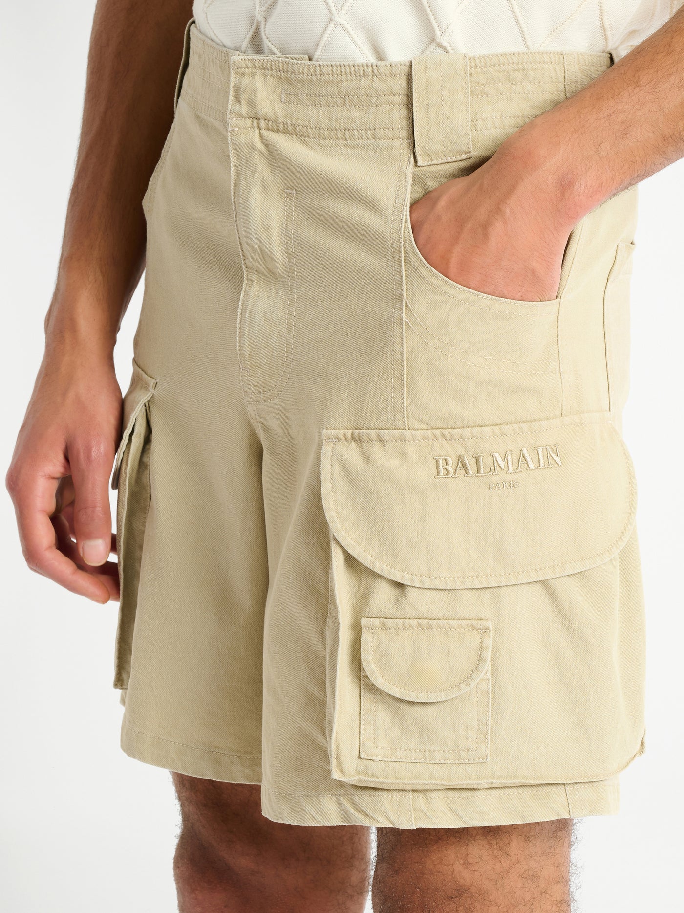 Bermuda cargo en coton
