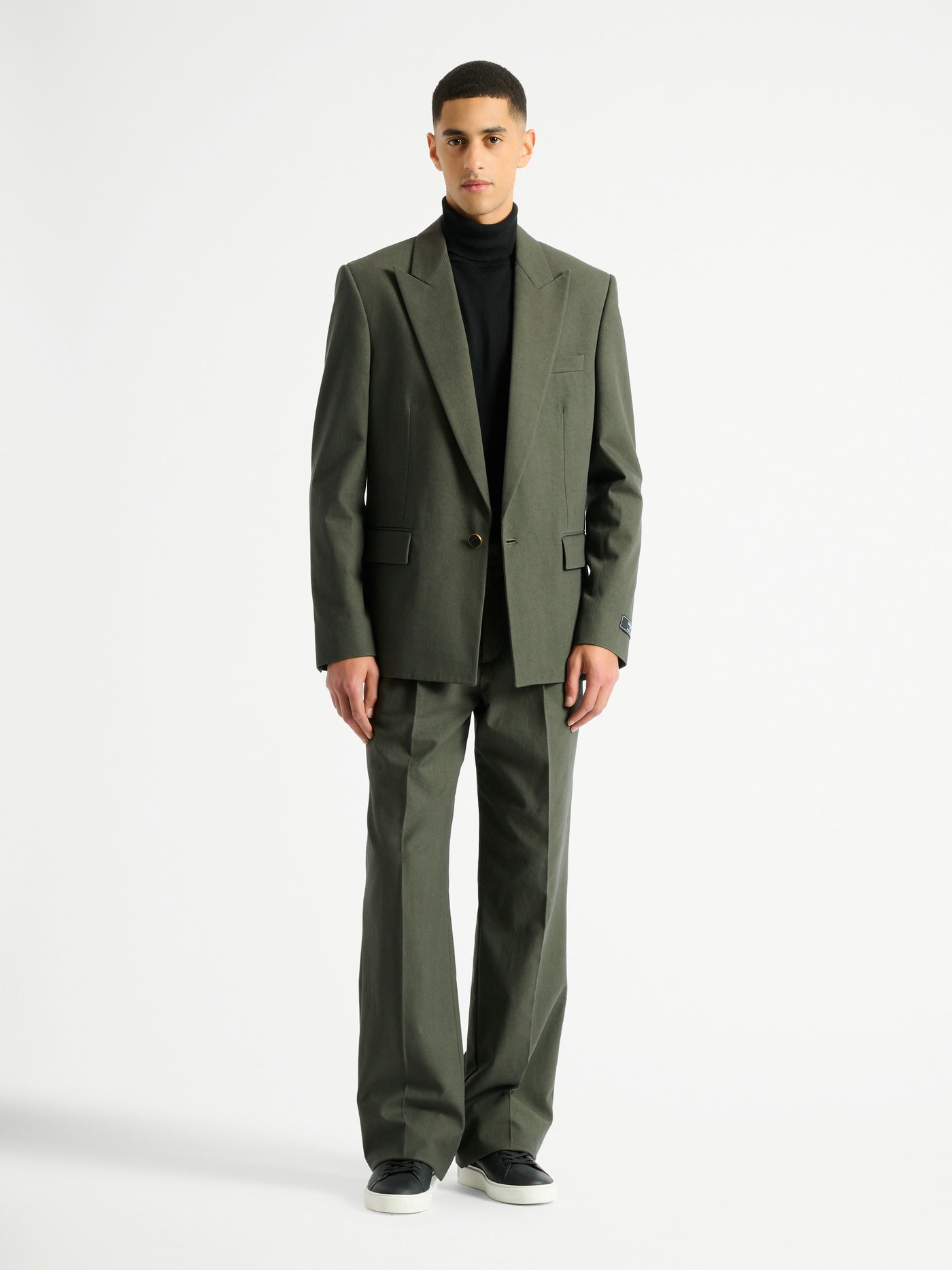Pantalon en sergé de coton