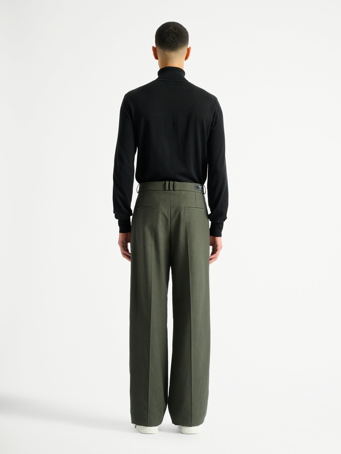 Pantalon en sergé de coton