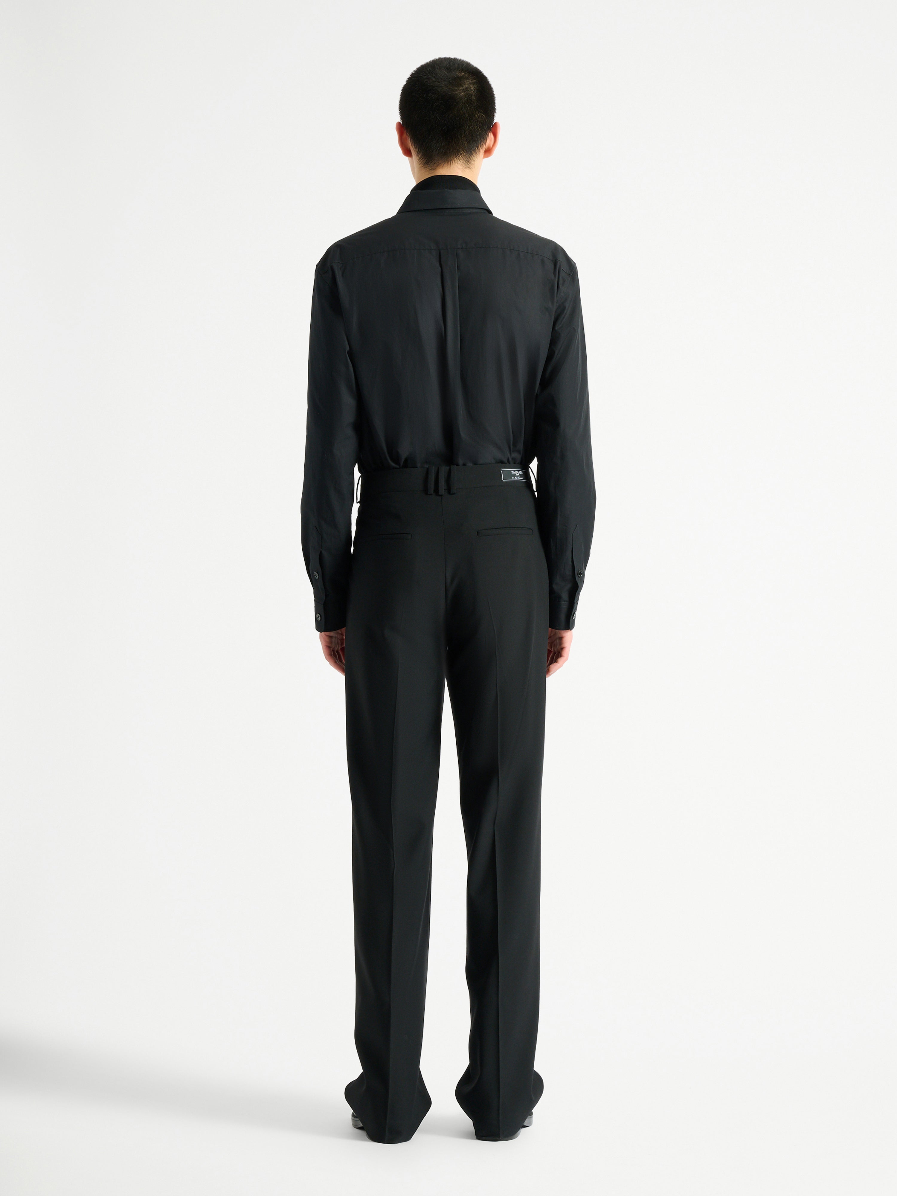 Wool trousers black - Men | BALMAIN