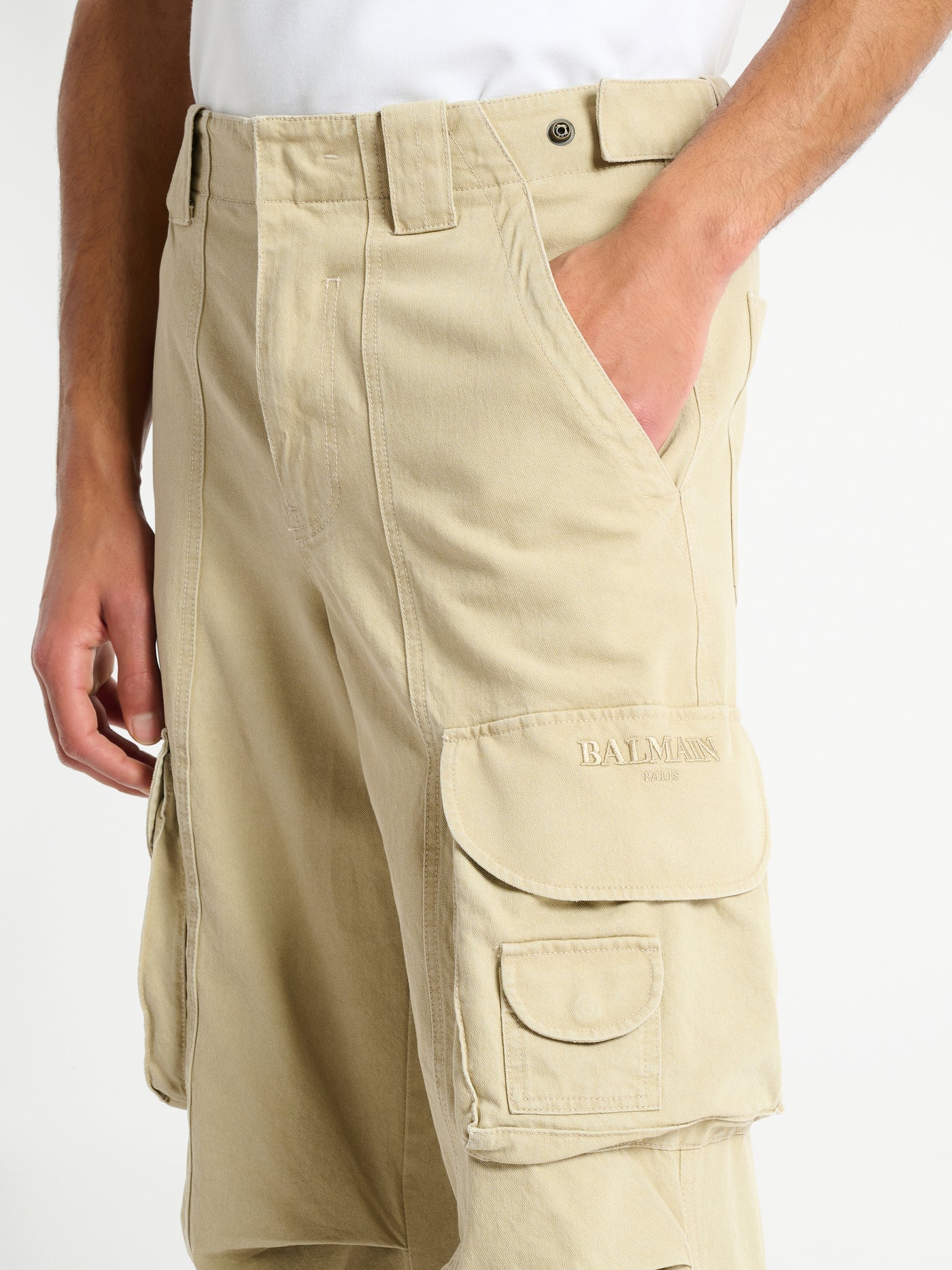 Pantalon cargo en coton
