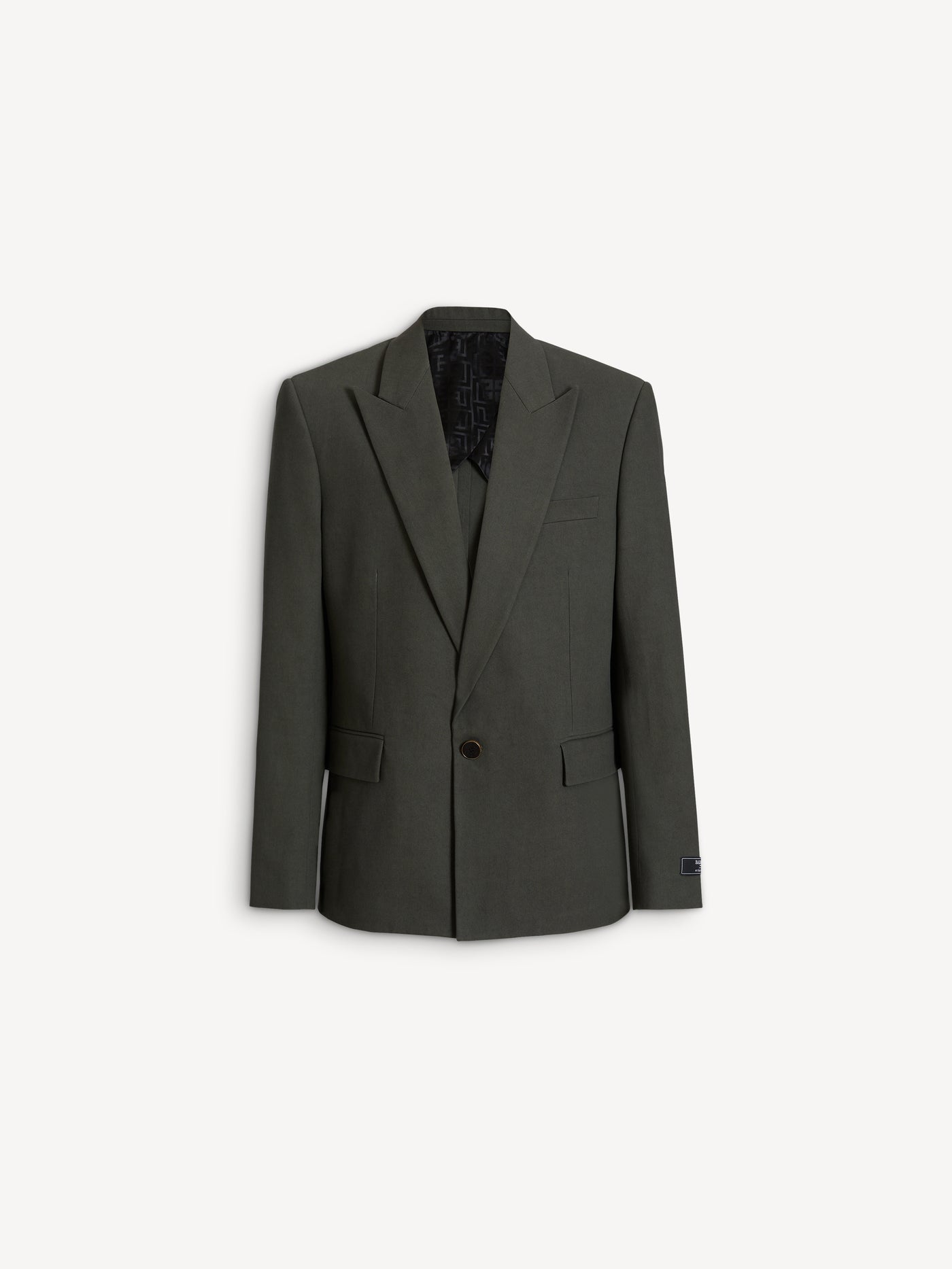 Jacke mit einem Knopf aus Baumwolltwill