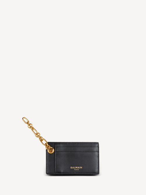 Pulse monogram jacquard card holder