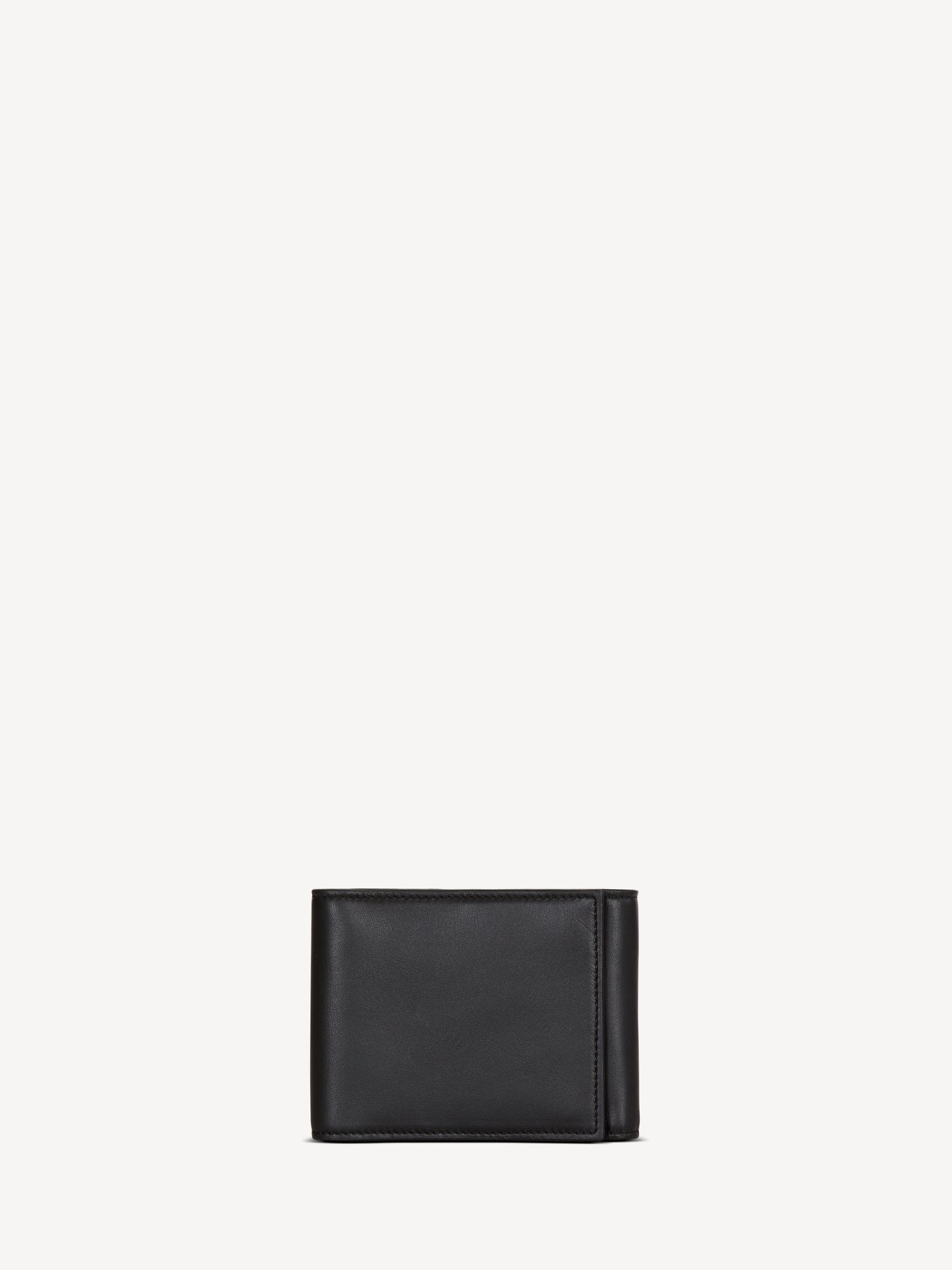 Portefeuille Trifold en cuir lisse