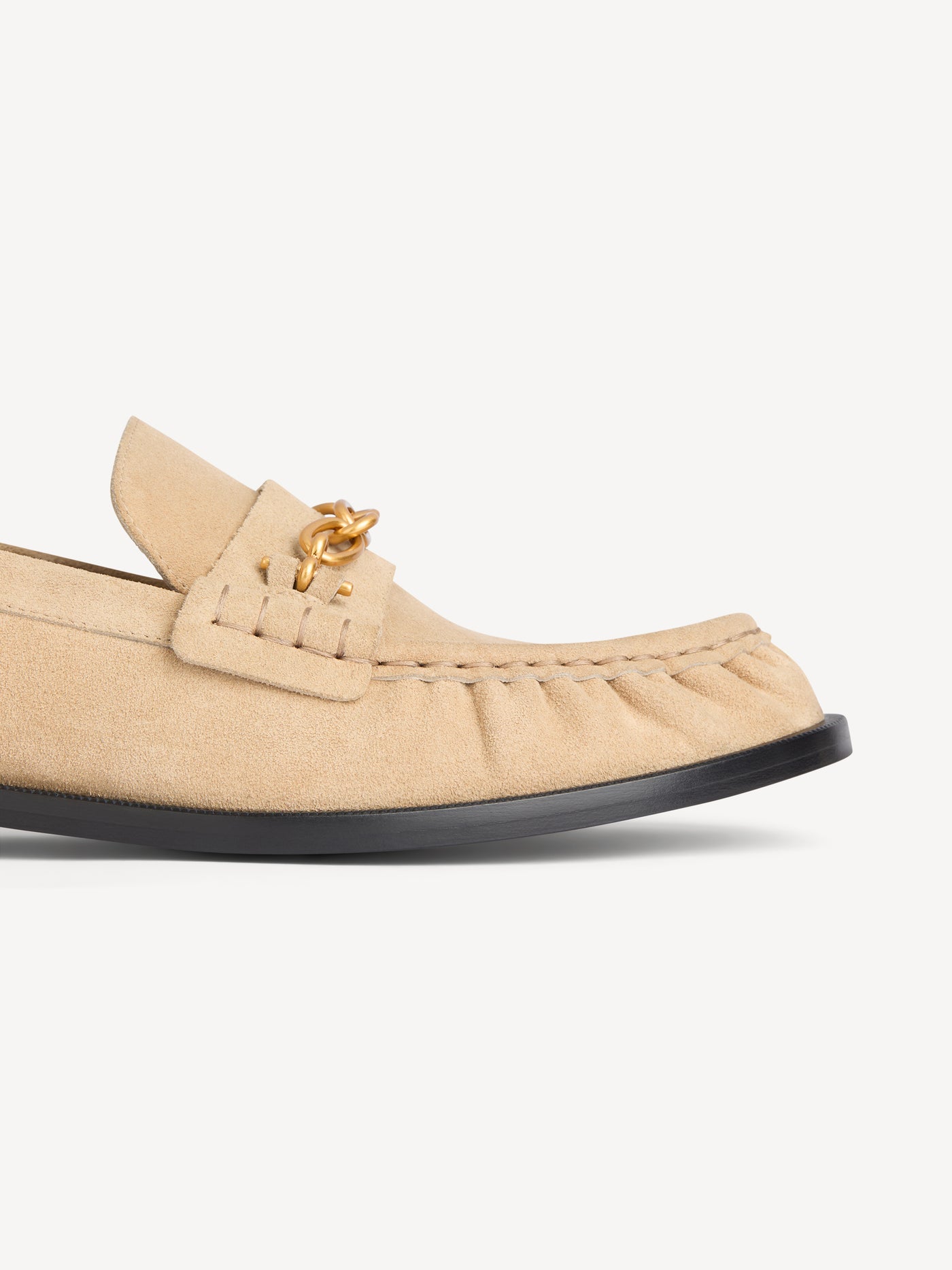 Sync suede leather loafers