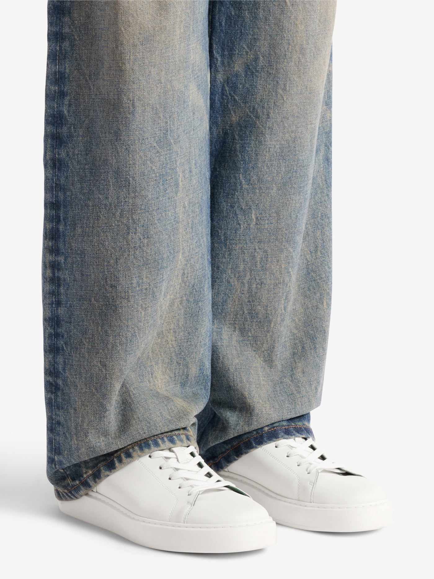 B-Court Sneakers aus Glattleder
