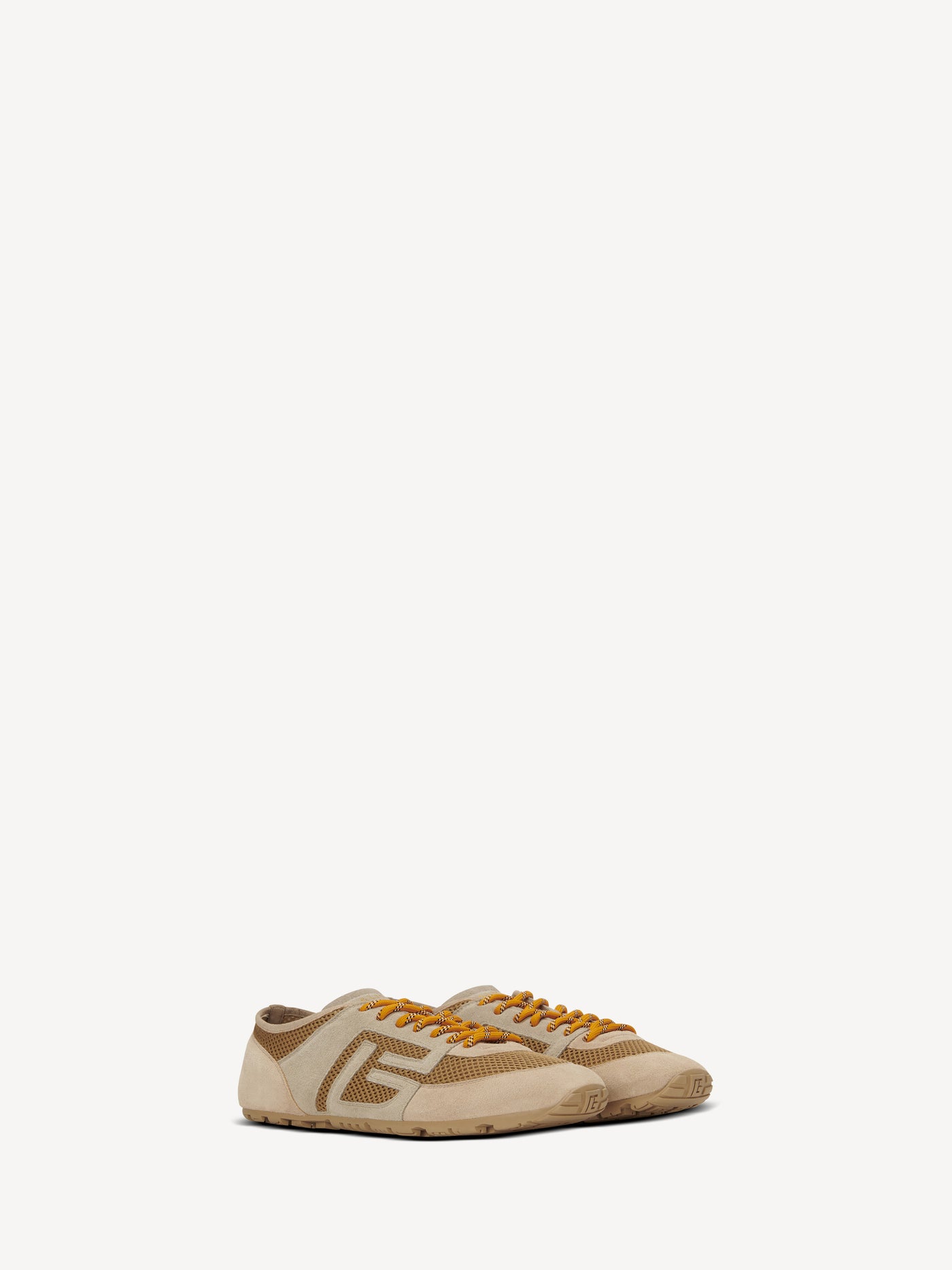 Baskets Racer 45 en mesh et cuir suédé