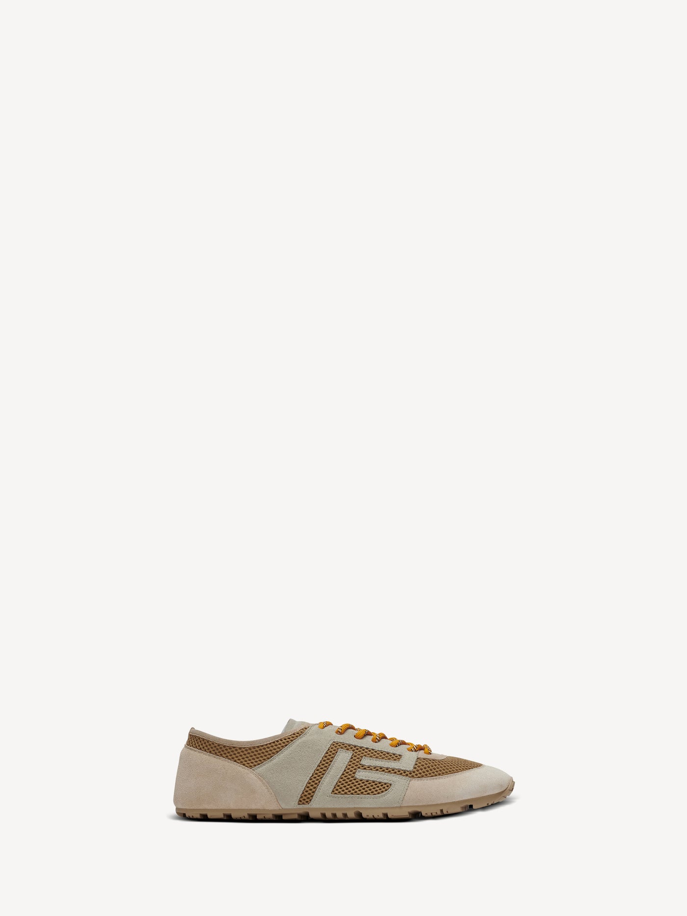 Racer 45 Sneakers aus Mesh und Wildleder