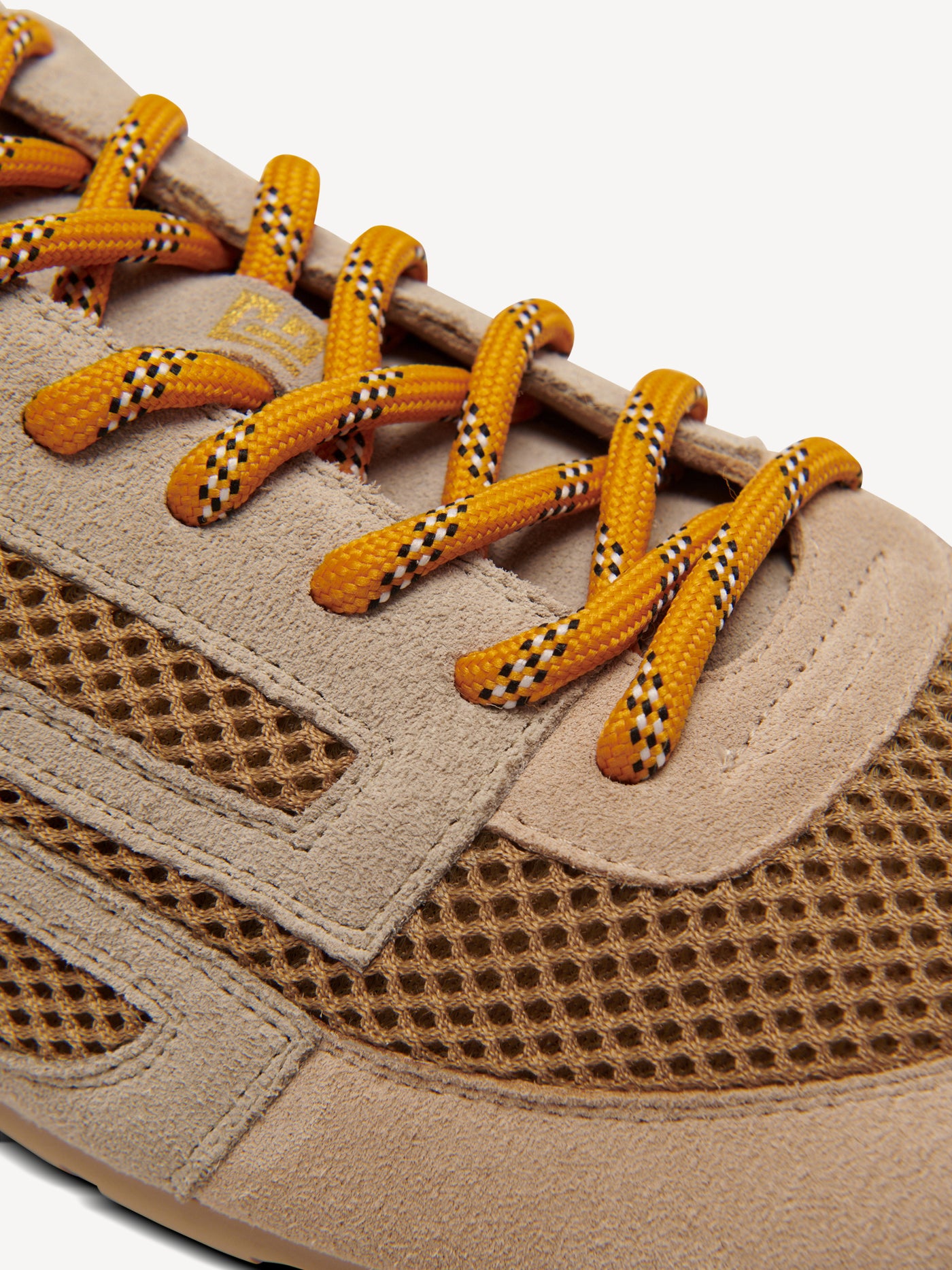 Baskets Racer 45 en mesh et cuir suédé