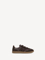 Balmain Swan Sneakers aus Glattleder und Wildleder