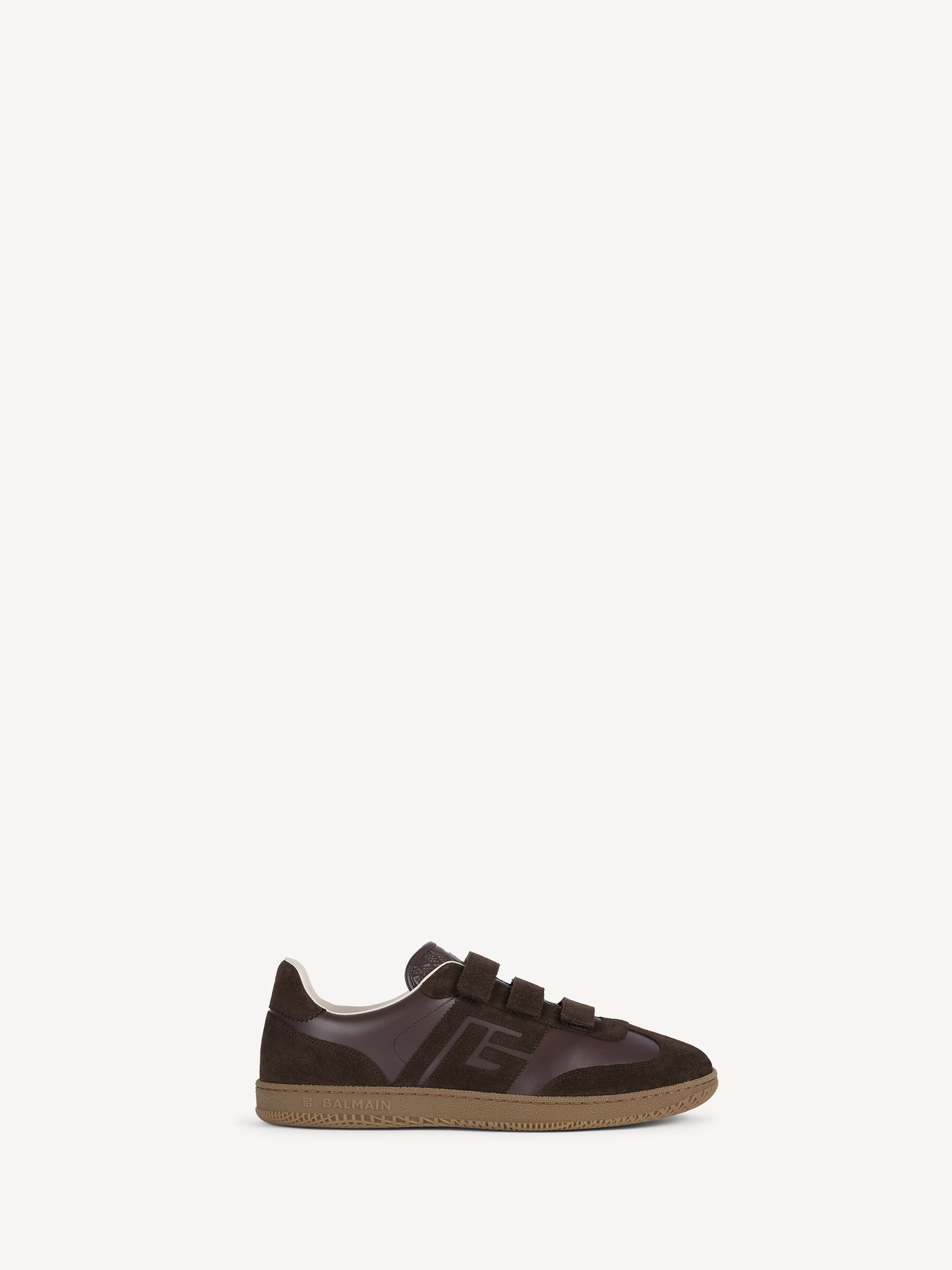 Balmain Swan Sneakers aus Glattleder und Wildleder