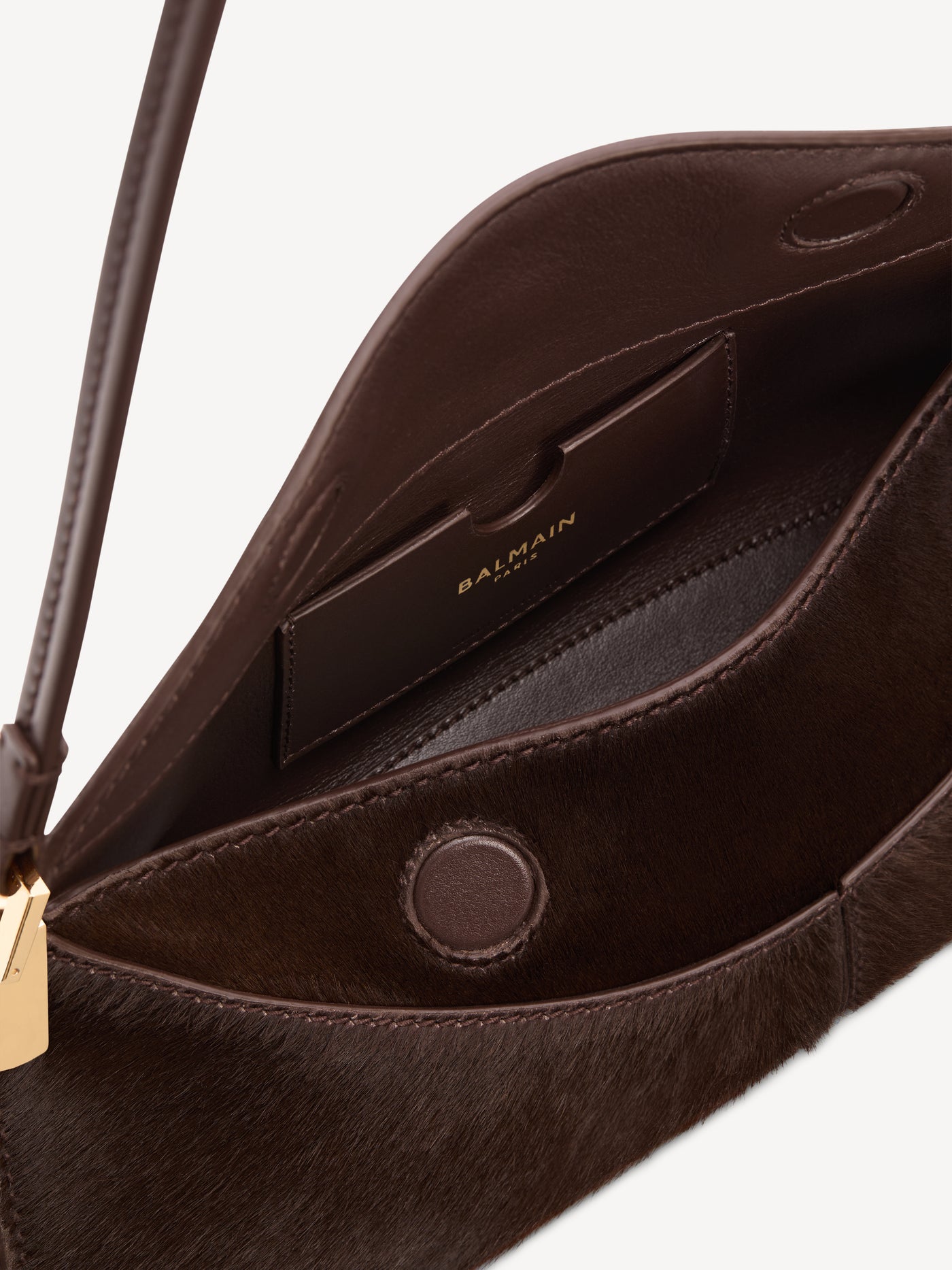 Kleine Tasche 64-83 aus flauschigem Leder