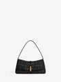 Sac BALMAIN METROPOLIS en cuir effet croco brodé