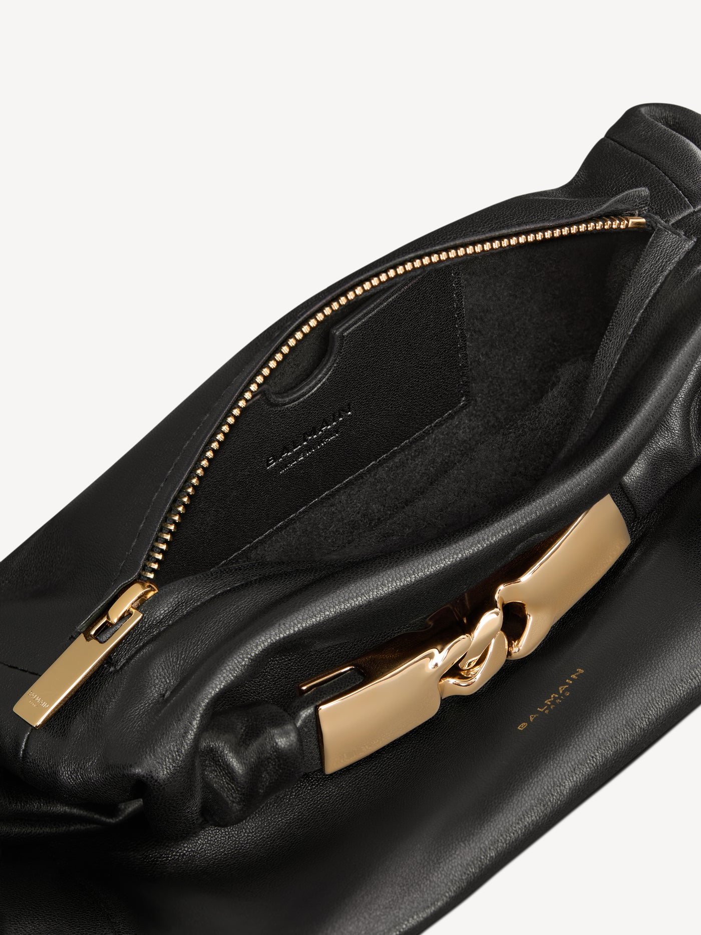 DINNER AT 8 small bag in smooth leather