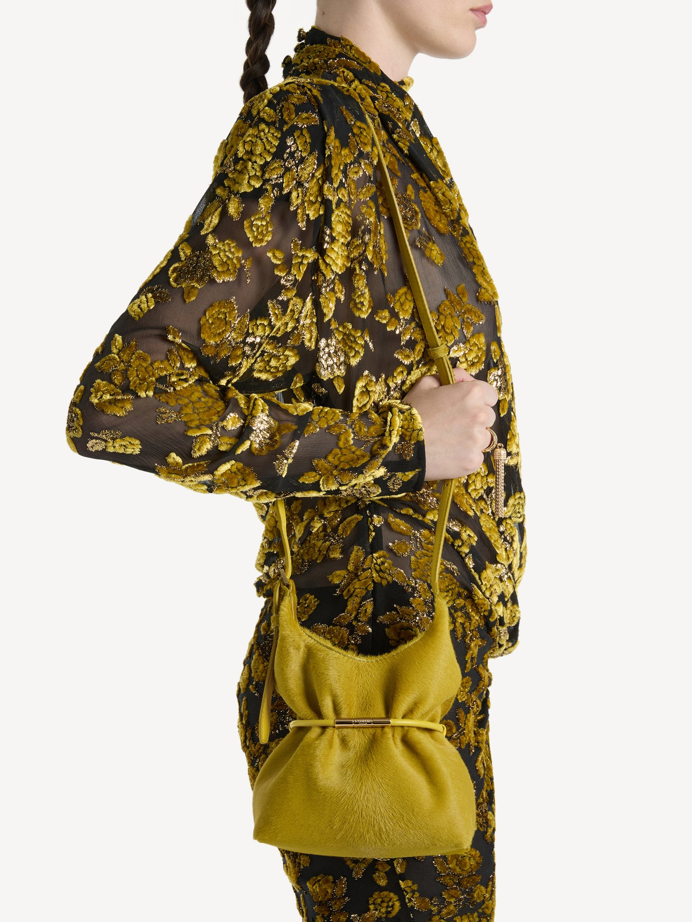 Sac SPHYNX Mini en cuir effet poulain
