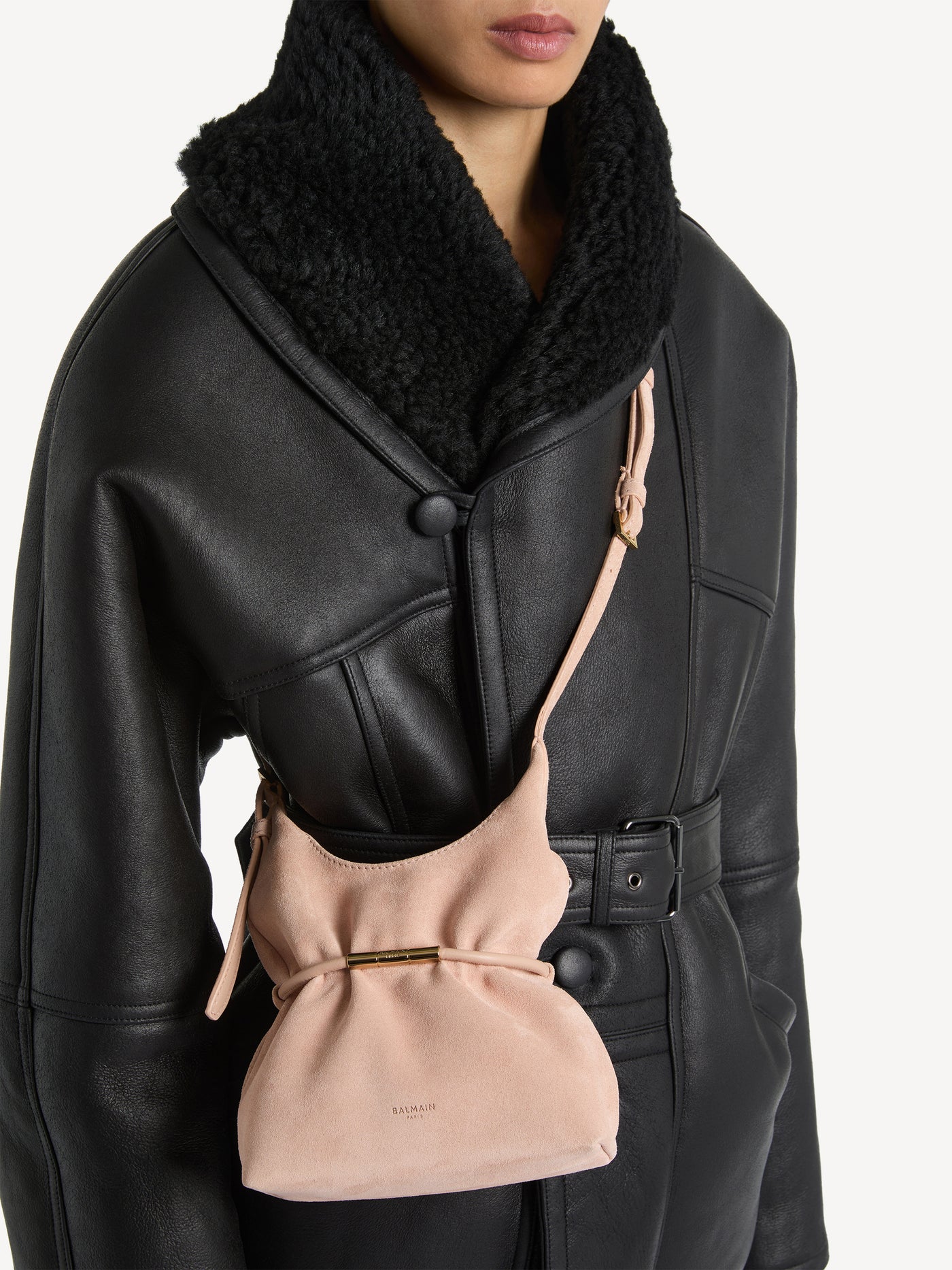 Sac SPHYNX Mini en cuir suédé