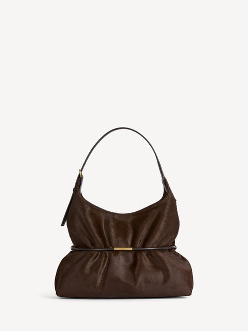 Borsa SPHYNX Media in pelle effetto cavallino