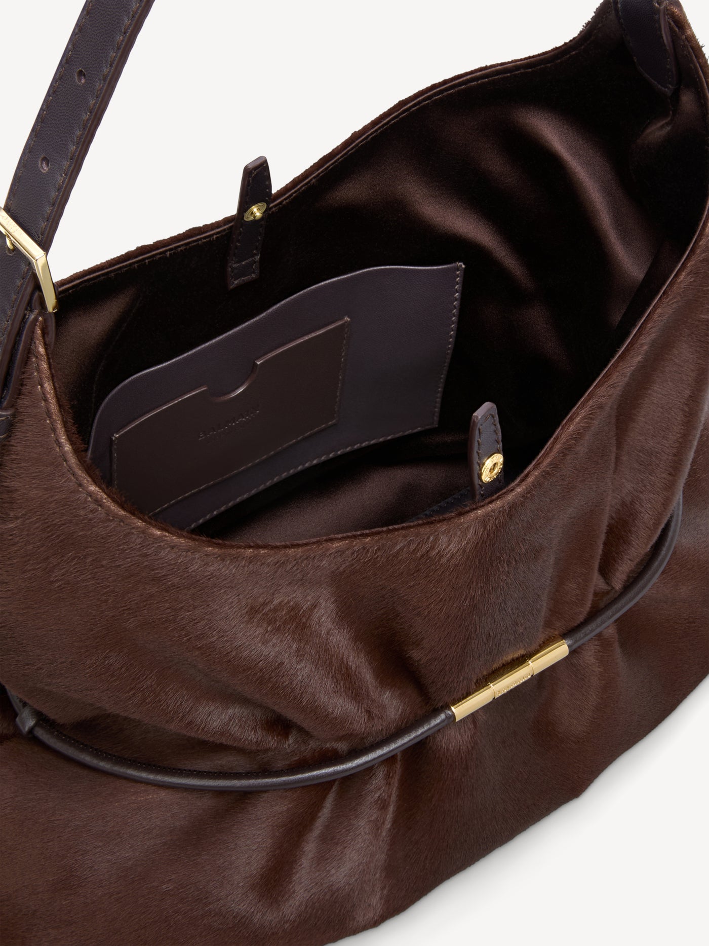 Borsa SPHYNX Media in pelle effetto cavallino